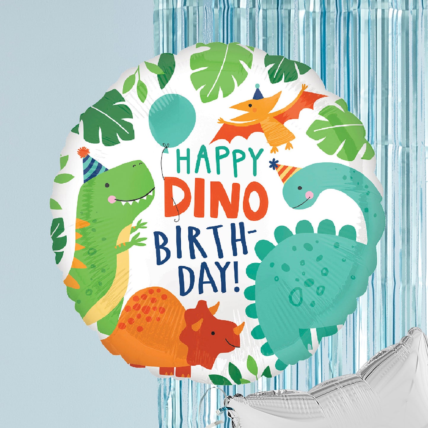 Dinosaur Helium Happy Birthday Balloons Delivered