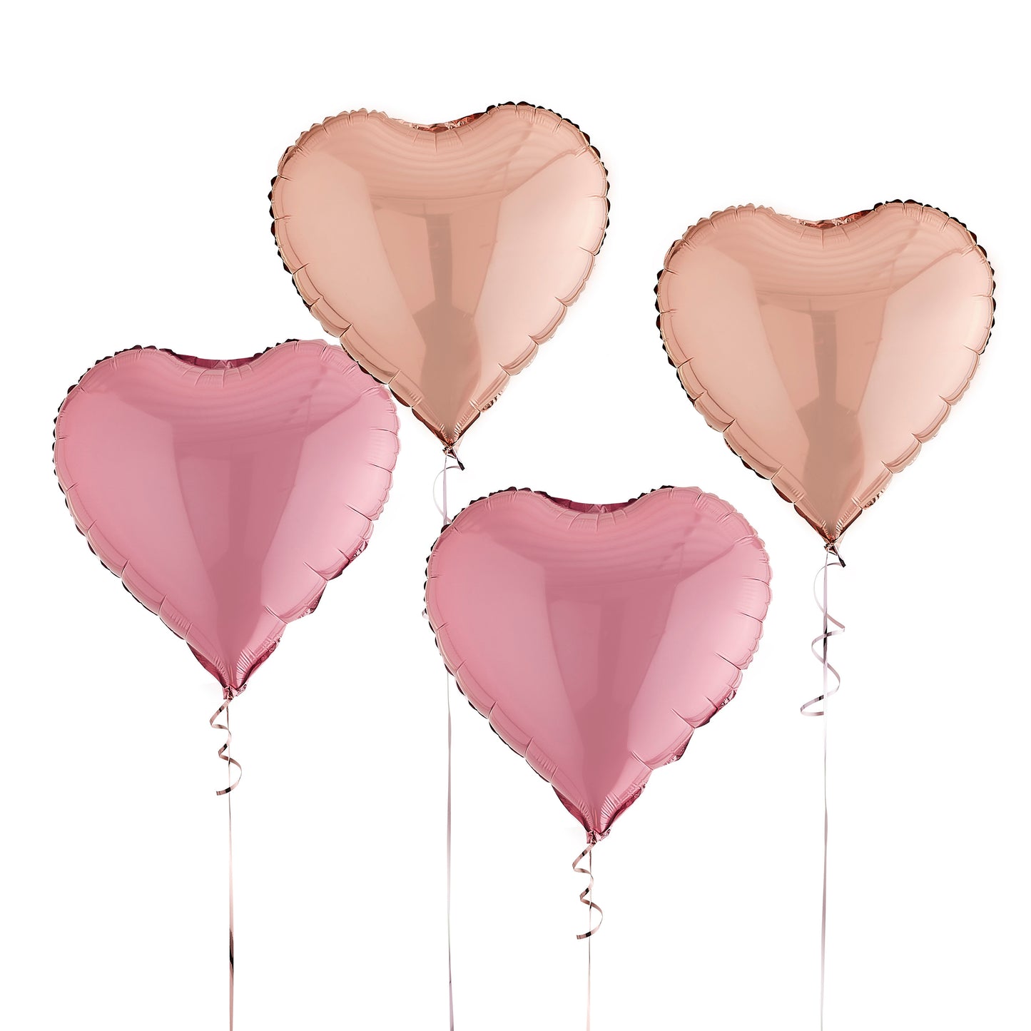 Pink Hearts Bundle Balloons Delivered