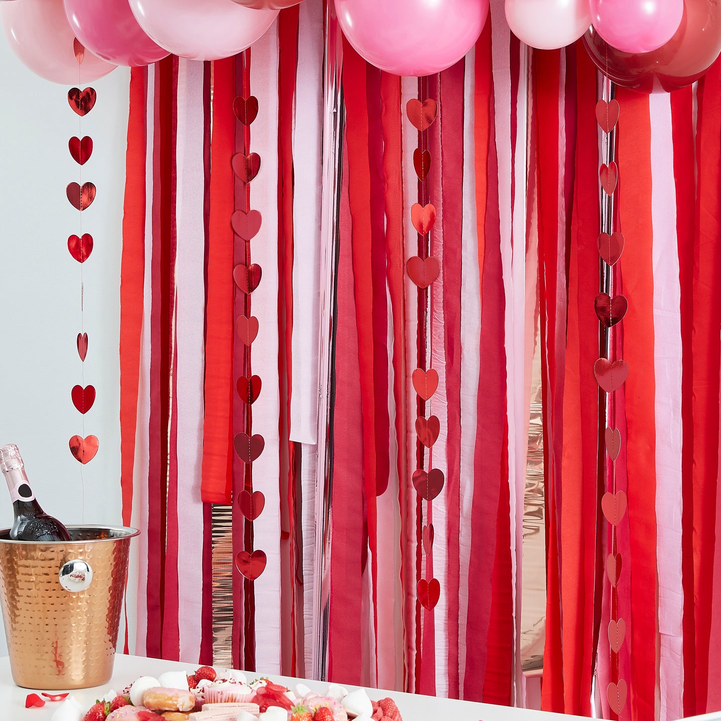 Rose Gold, Pink & Red Balloon Arch Kit