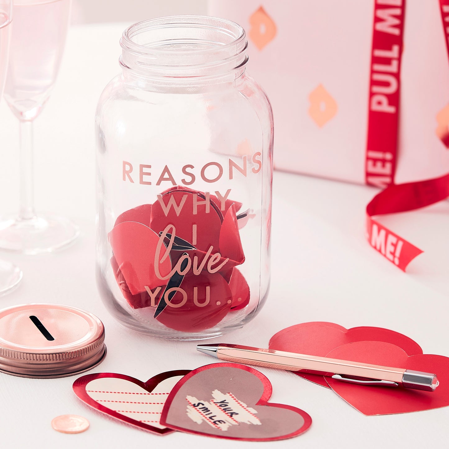 Reasons Why I Love You Valentine Date Jar