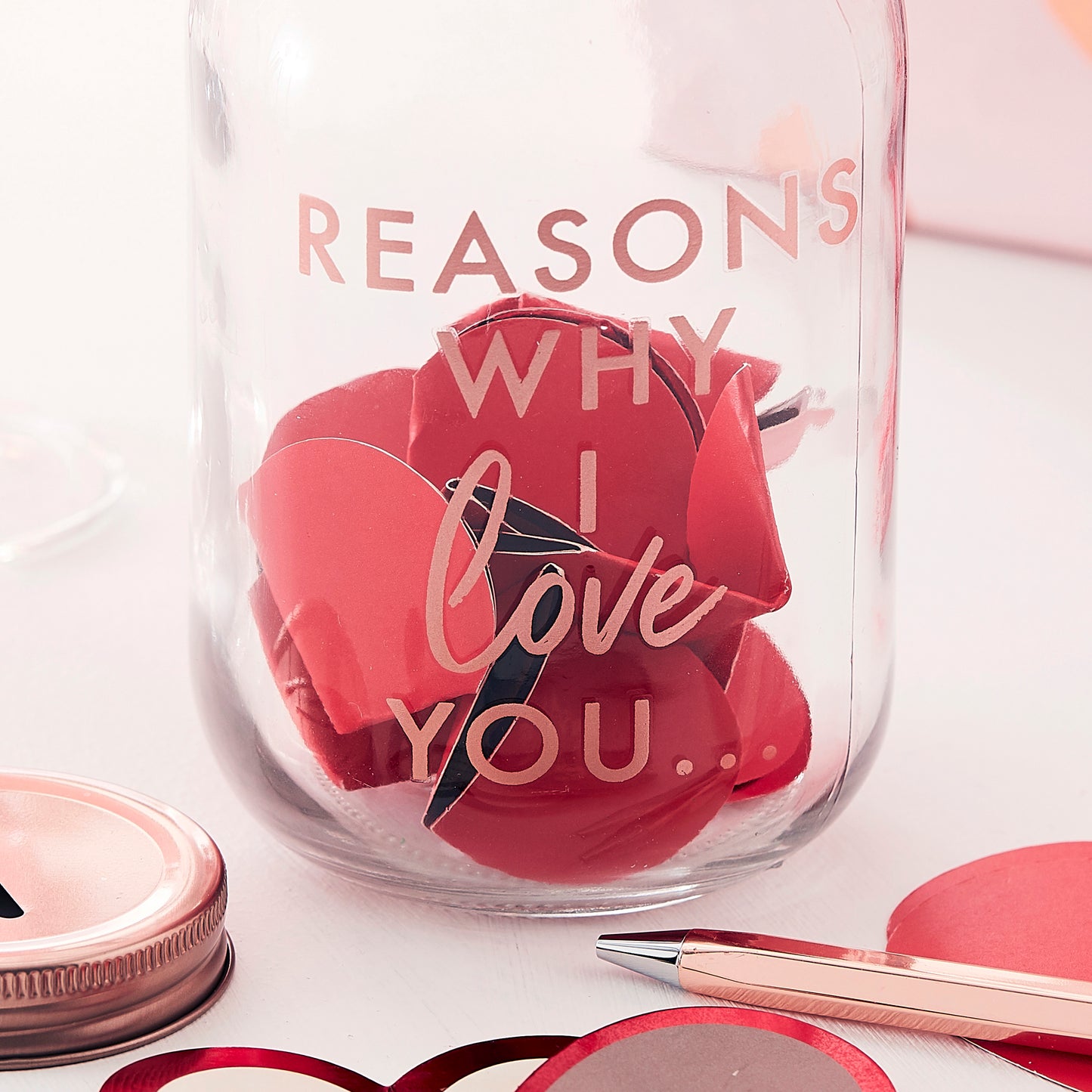 Reasons Why I Love You Valentine Date Jar