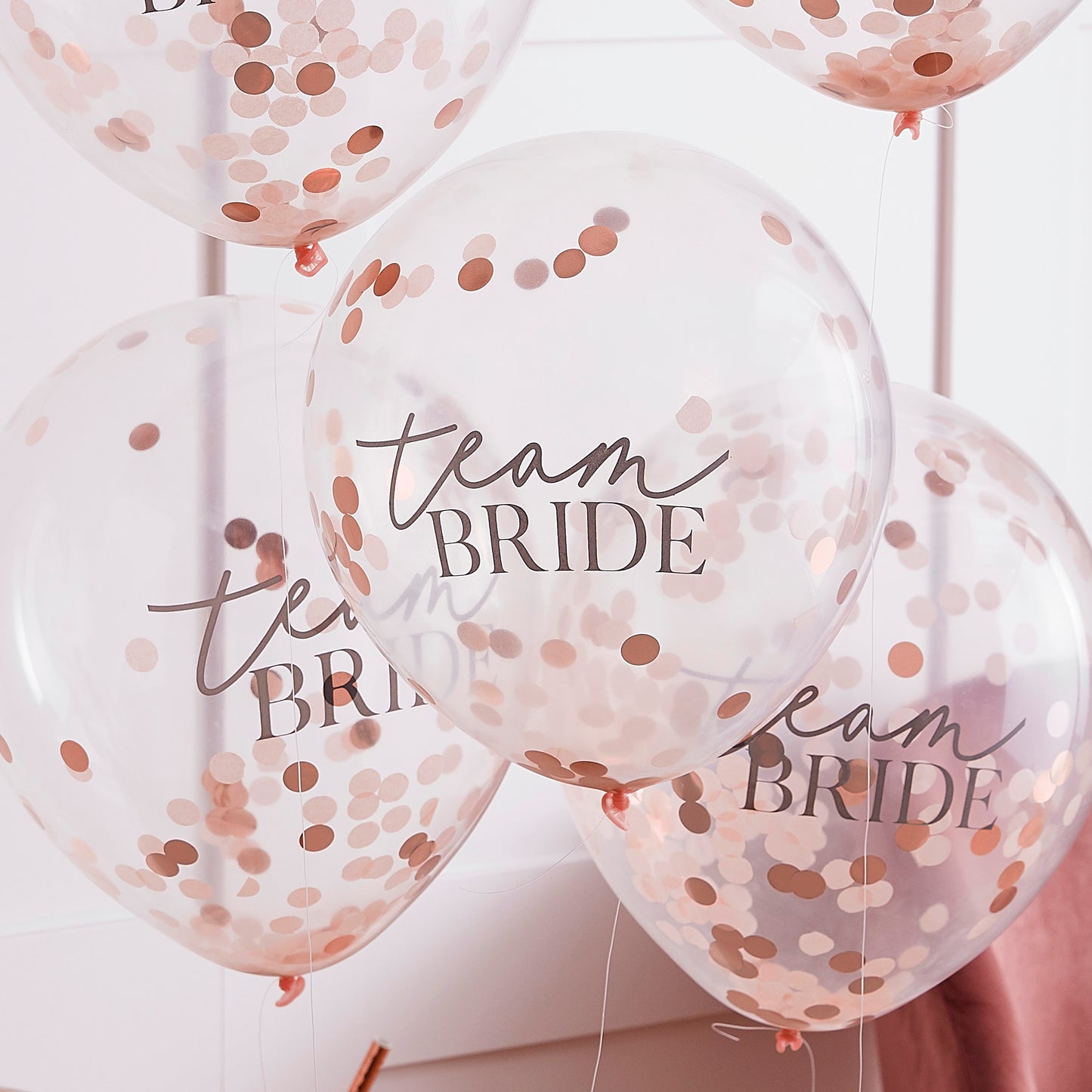 Confetti Filled Team Bride Hen Party Balloons