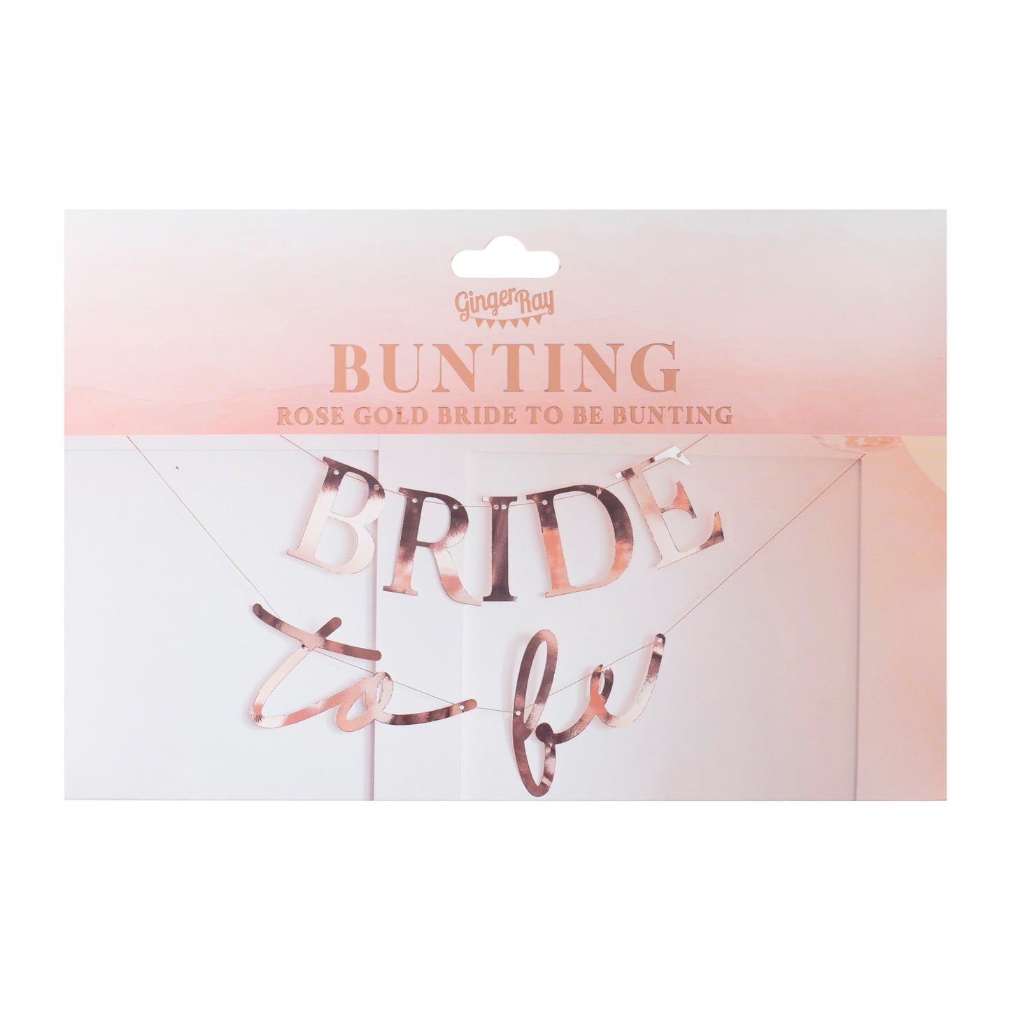 Rose Gold Bride To Be Hen Party Banner