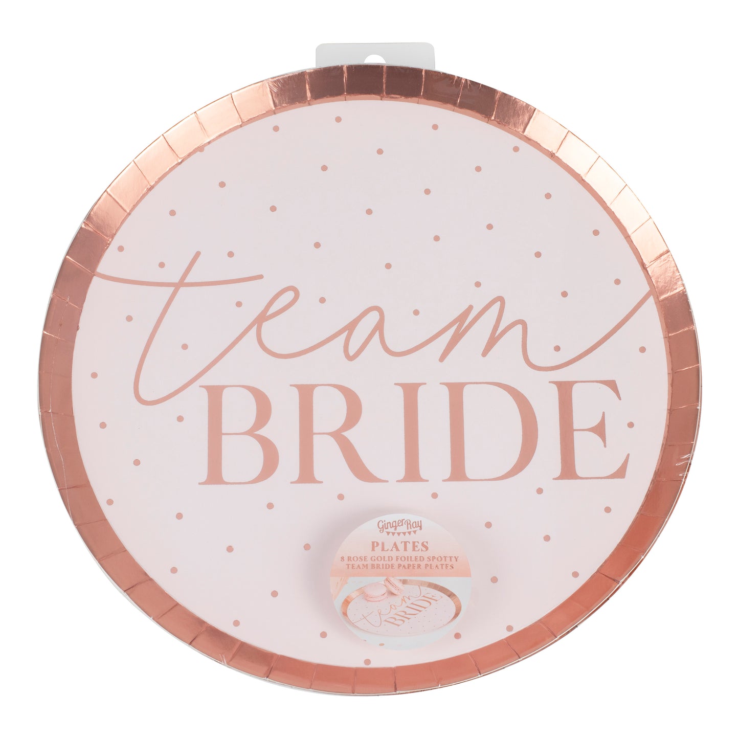 Team Bride Foiled Hen Party Plates