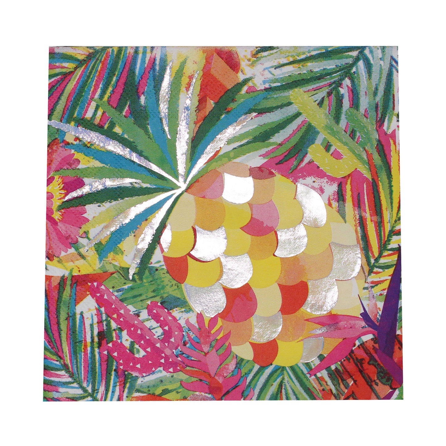 Iridescent Pineapple Napkins - Hot Summer