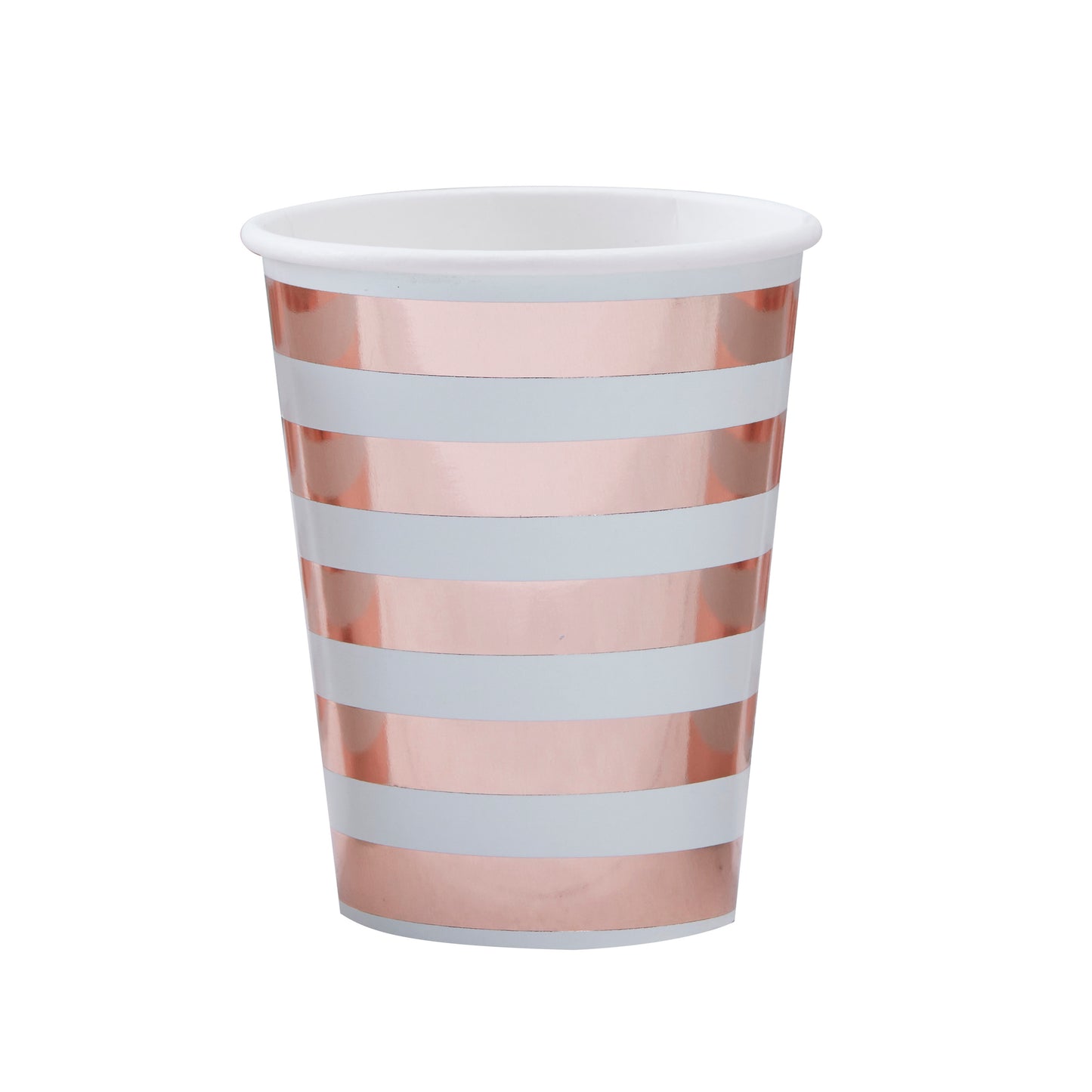 Mint and Rose Gold Paper Cups