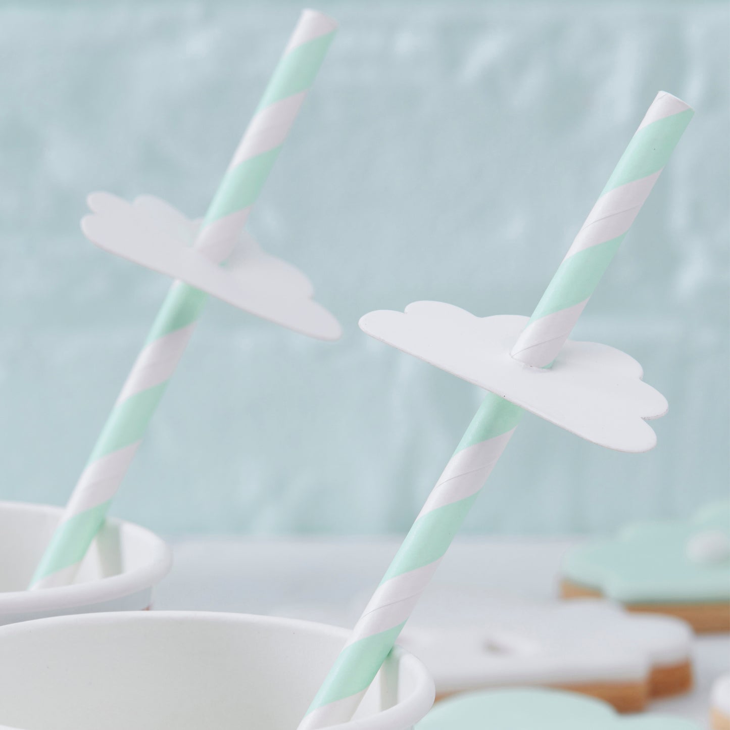 Cloud Paper Straws - Hello World