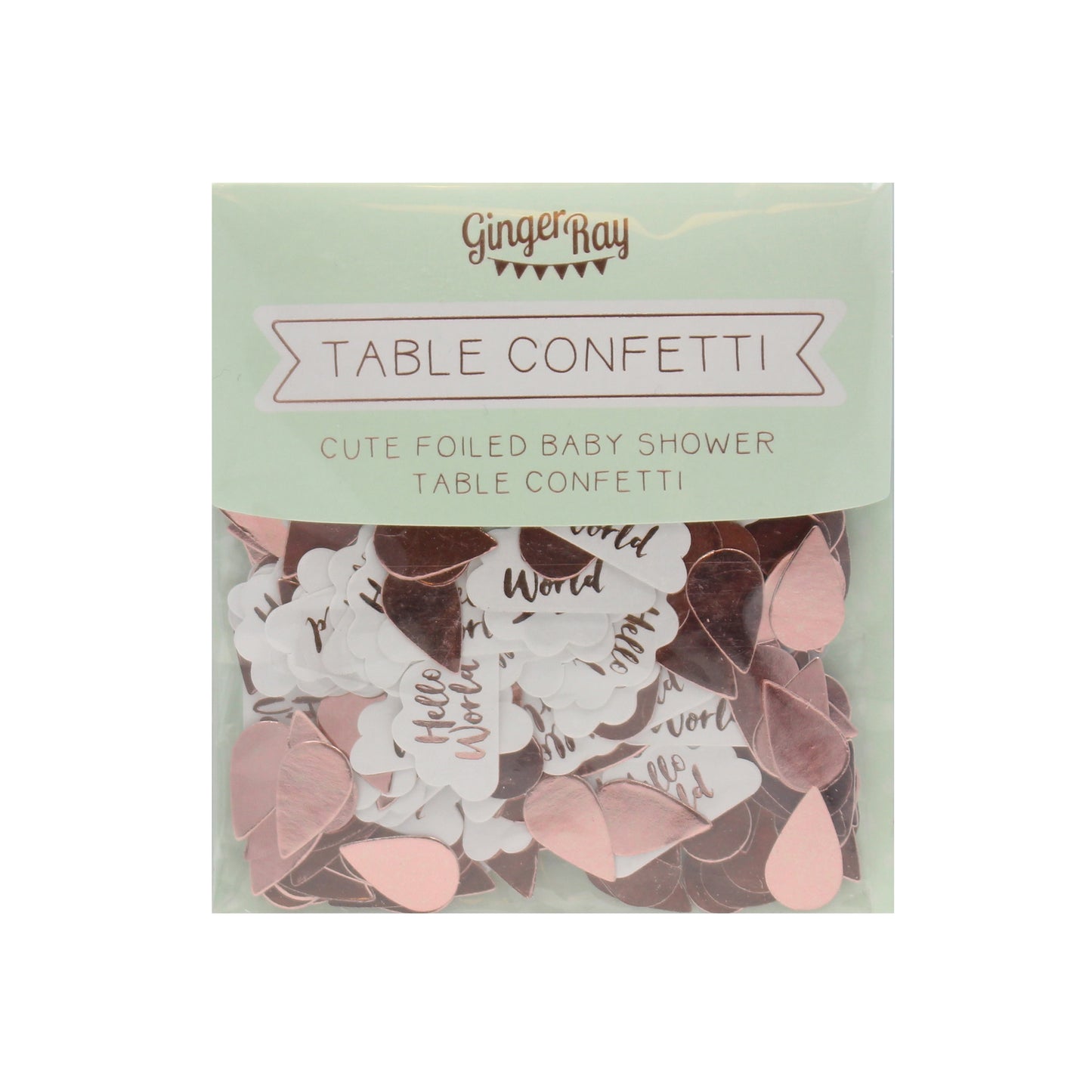 Rose Gold & Clouds Table Confetti