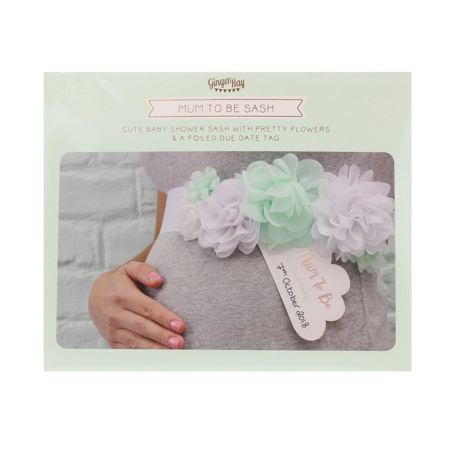 Hello World Baby Shower Bump Mummy To Be Sash