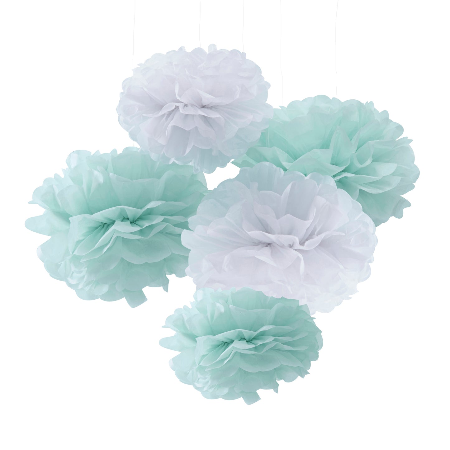 Tissue Pom Poms Baby Shower Decoration