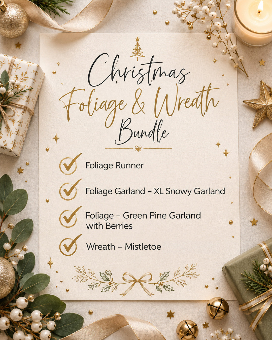Christmas Foliage & Wreath Bundle