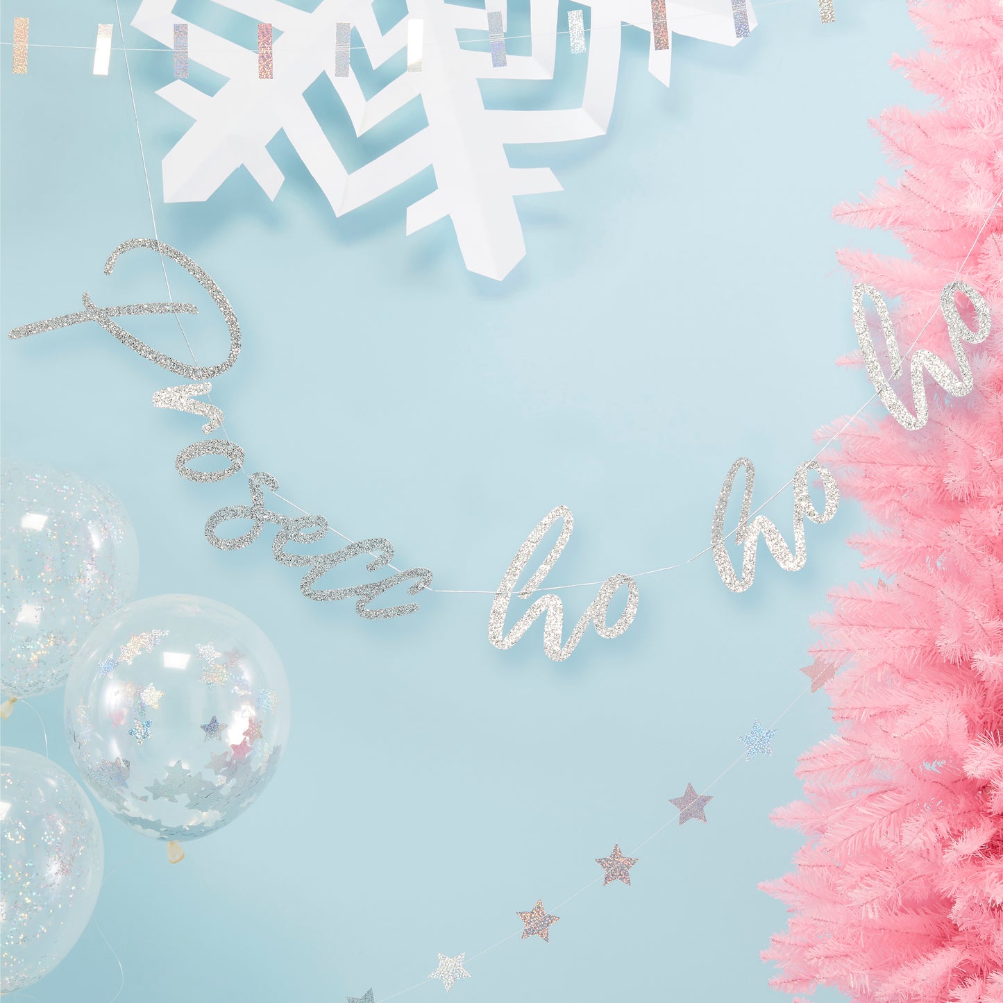 Iridescent Prosecco Ho Ho Bunting - Jolly Vibes