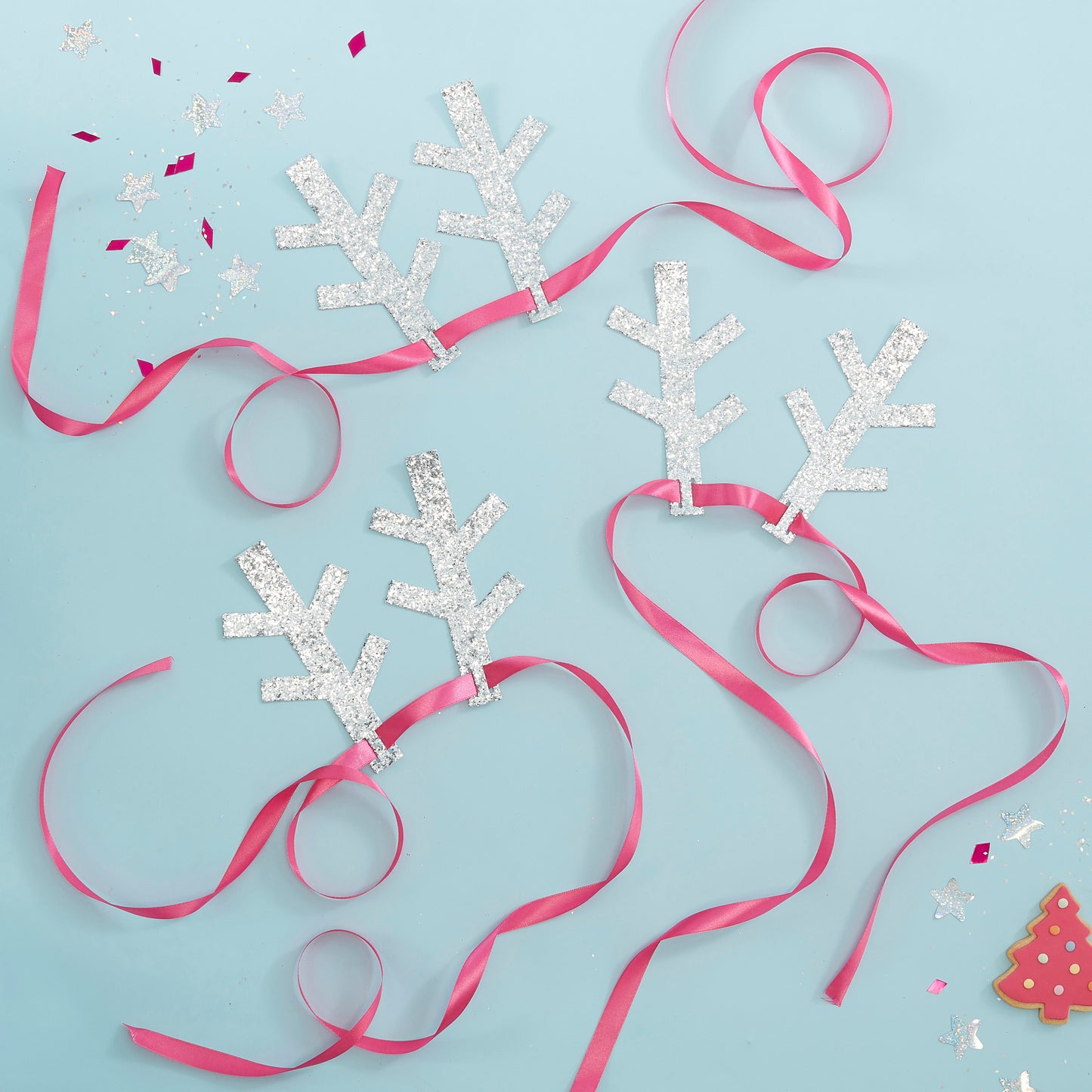 Glitter Antlers Headbands - Jolly Good Vibes