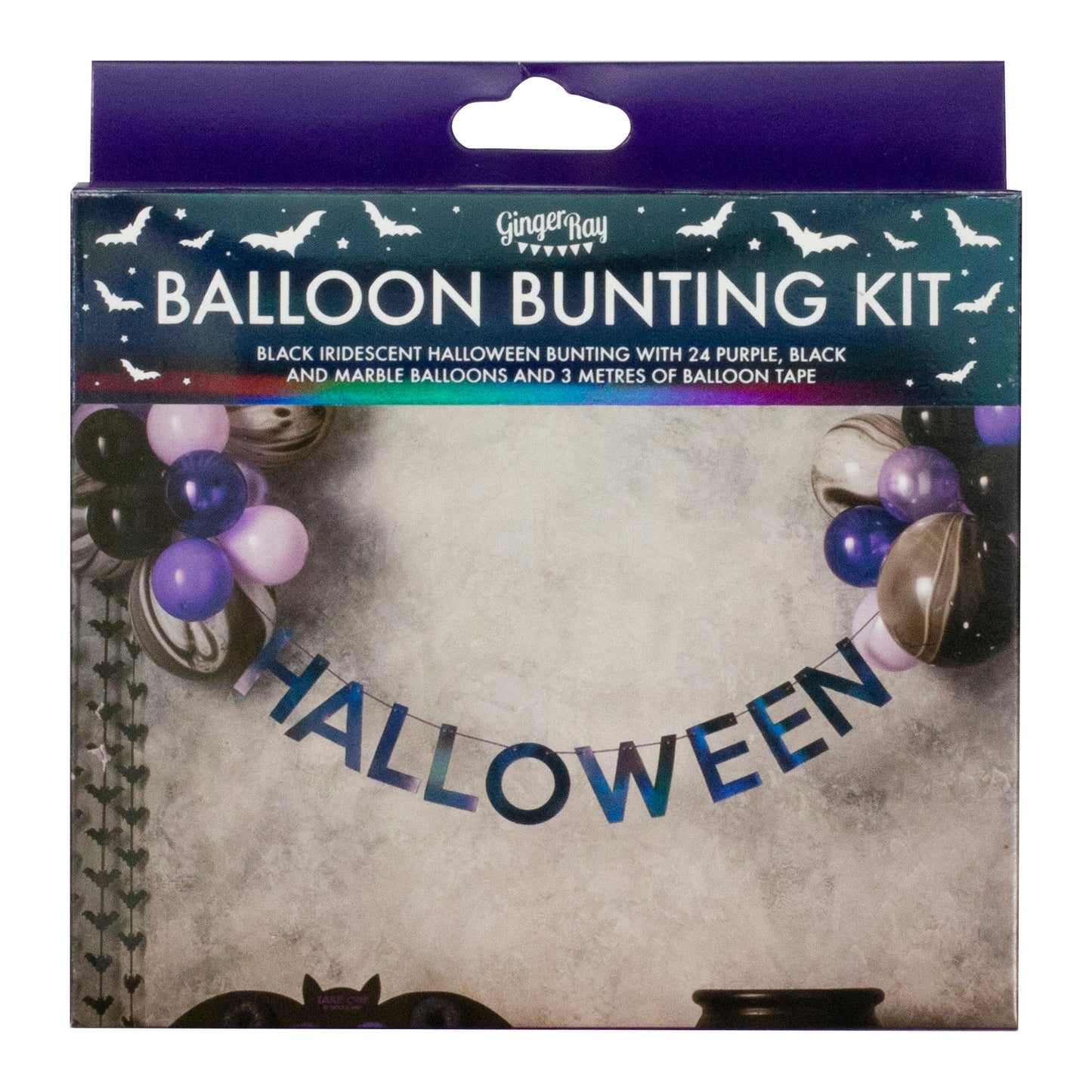 Halloween Bunting & Balloons Hanging Party Decoration