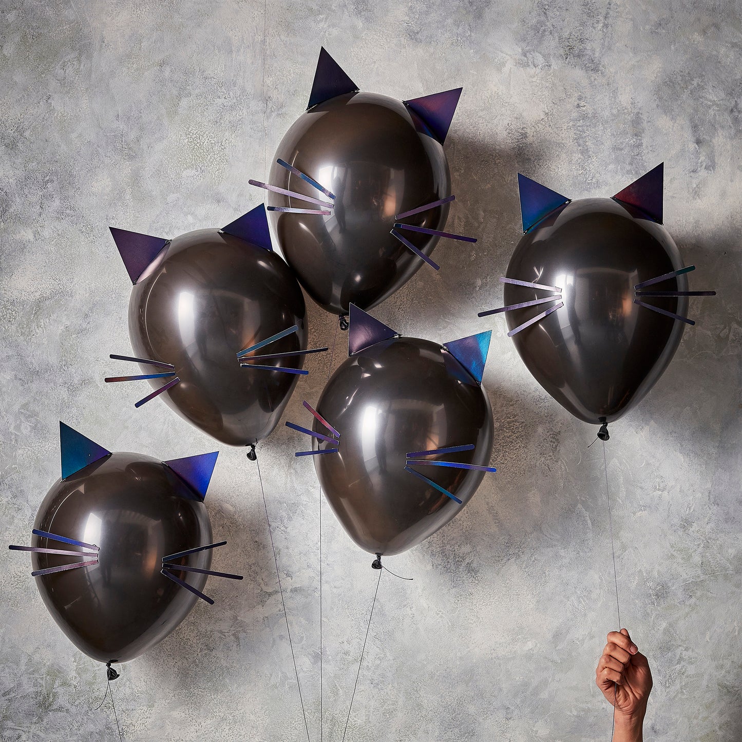 Halloween Cat DIY Balloons