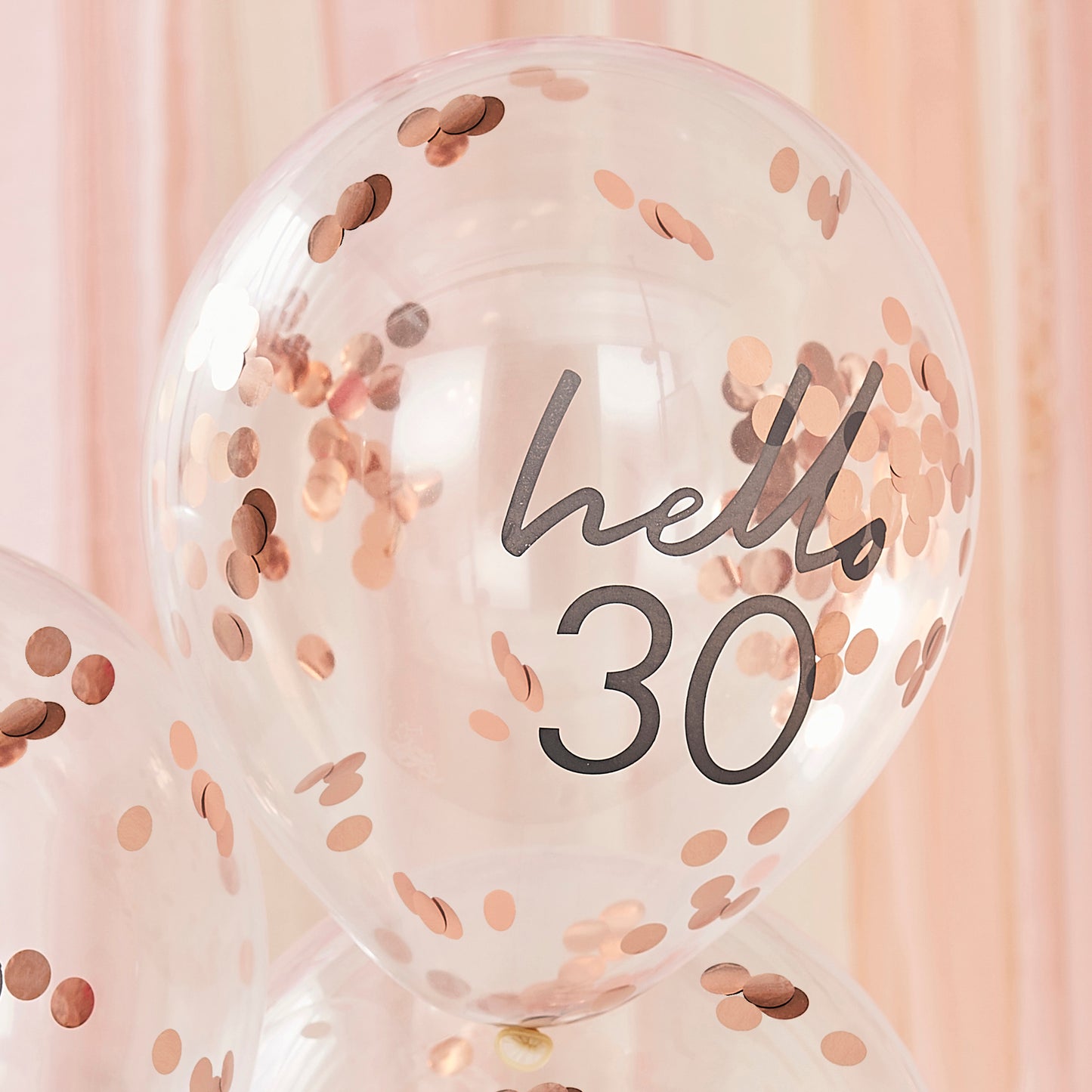 Hello 30 Birthday Balloons