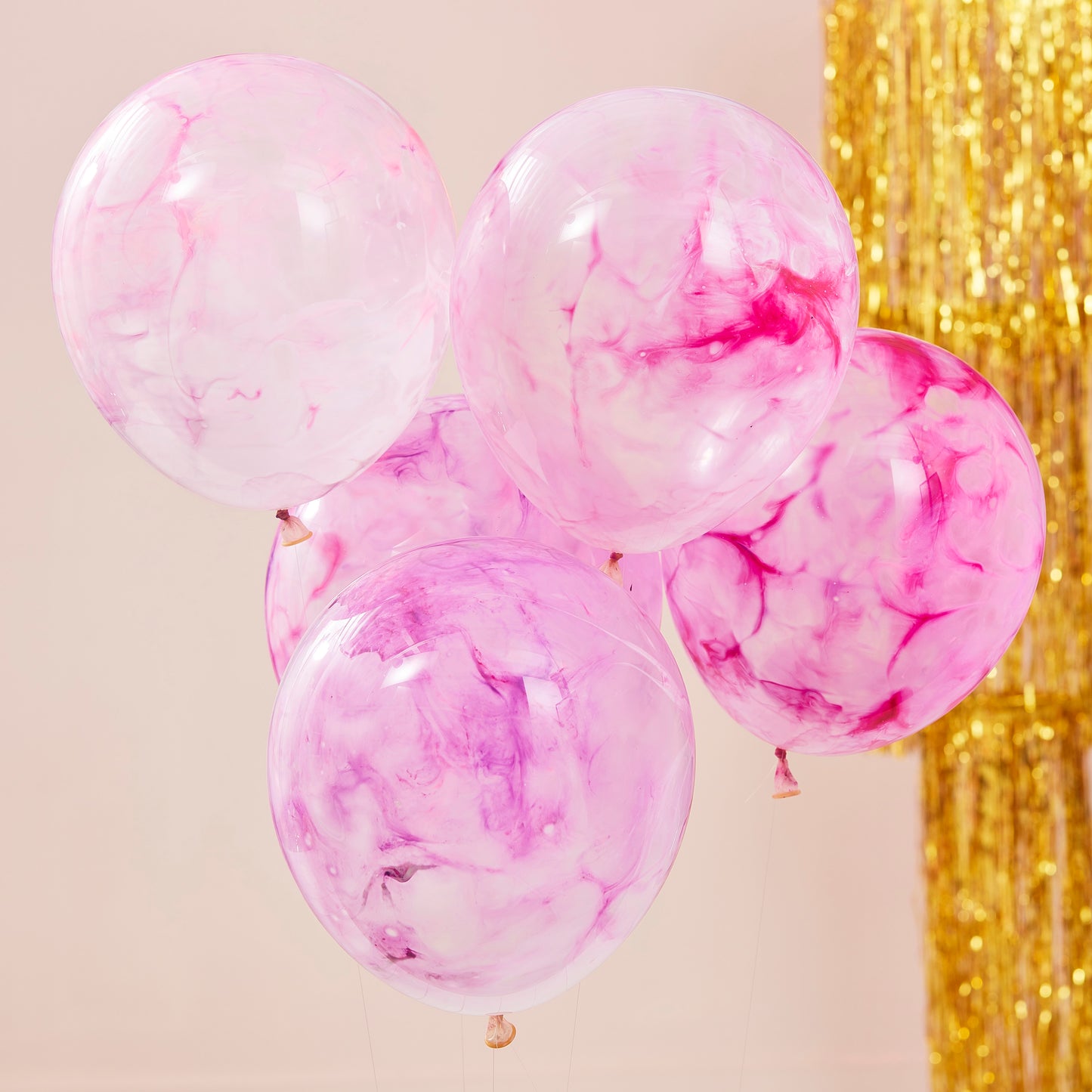 Pink Paint Balloons