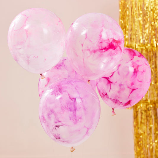 Pink Paint Balloons