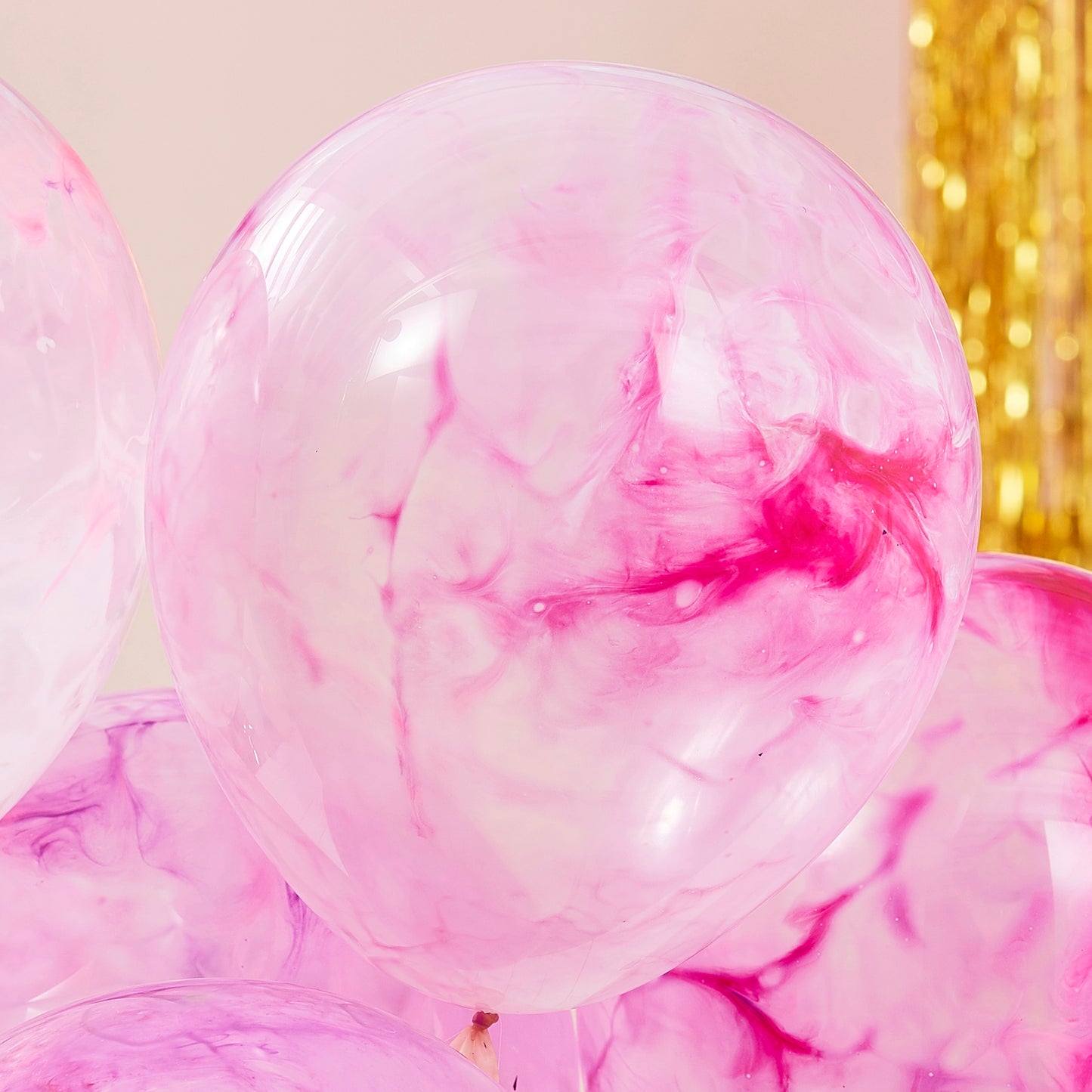 Pink Paint Balloons