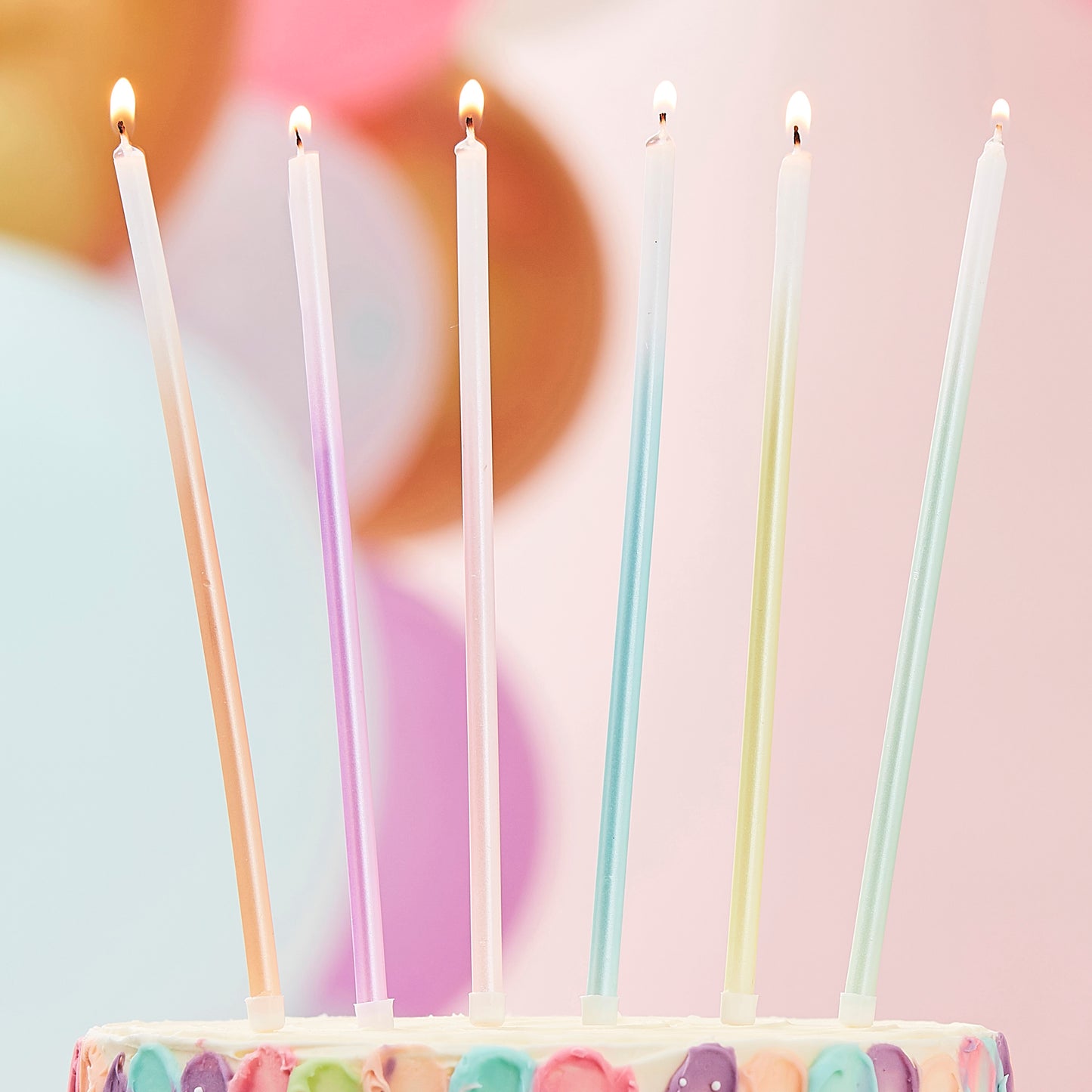 Tall Ombre Cake Candles
