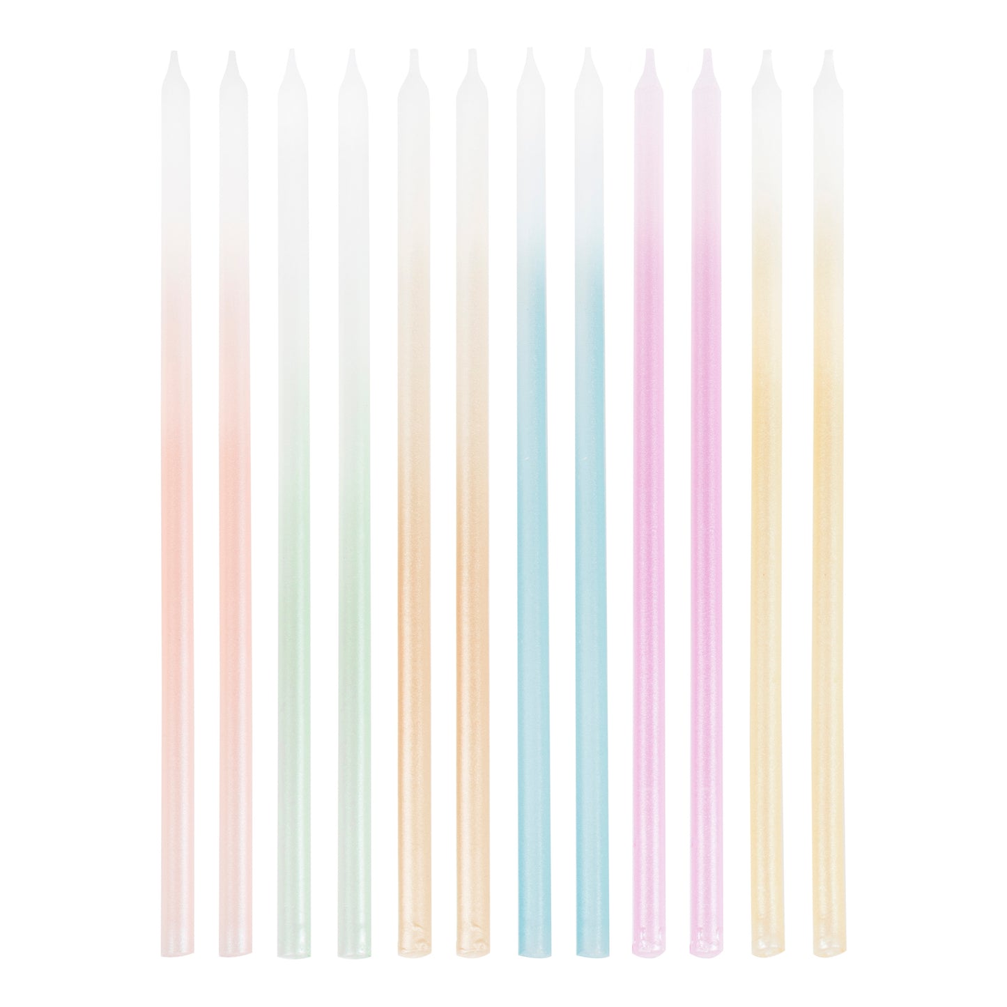 Tall Ombre Cake Candles