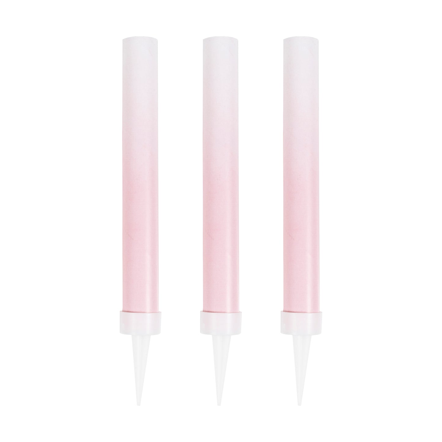 Cake Fountain Candles Pink Ombre