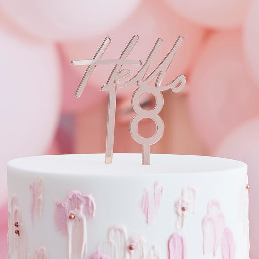 18th Birthday Cake Topper