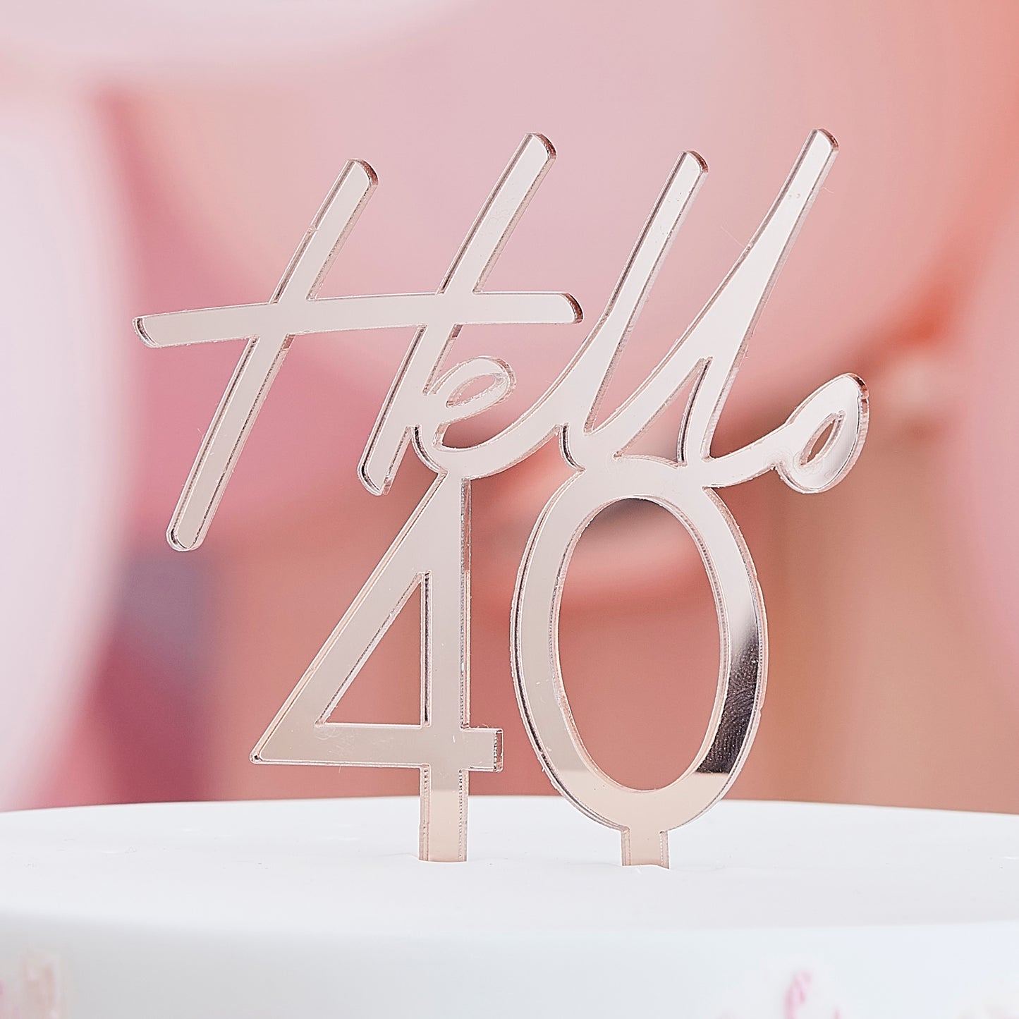 40th Birthday Cake Topper