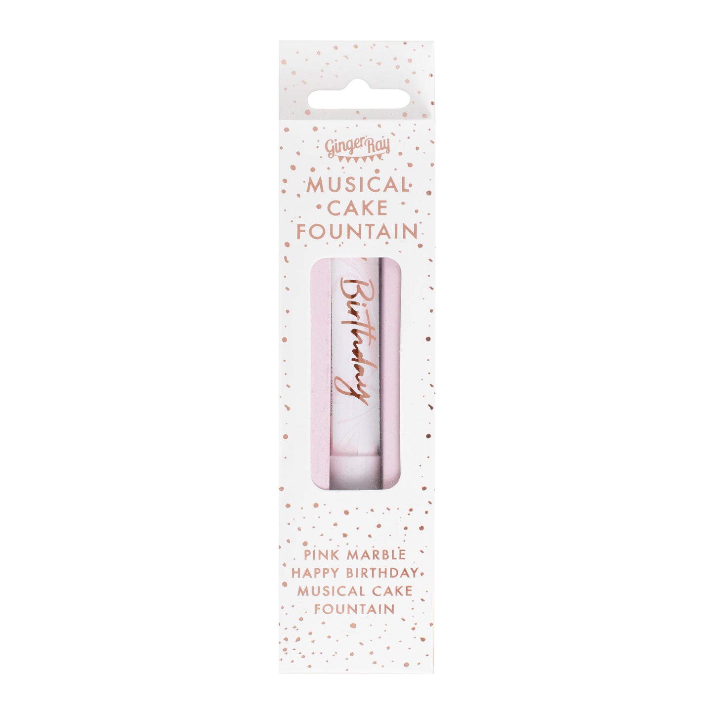 Musical Happy Birthday Sparkler Candle Fountain