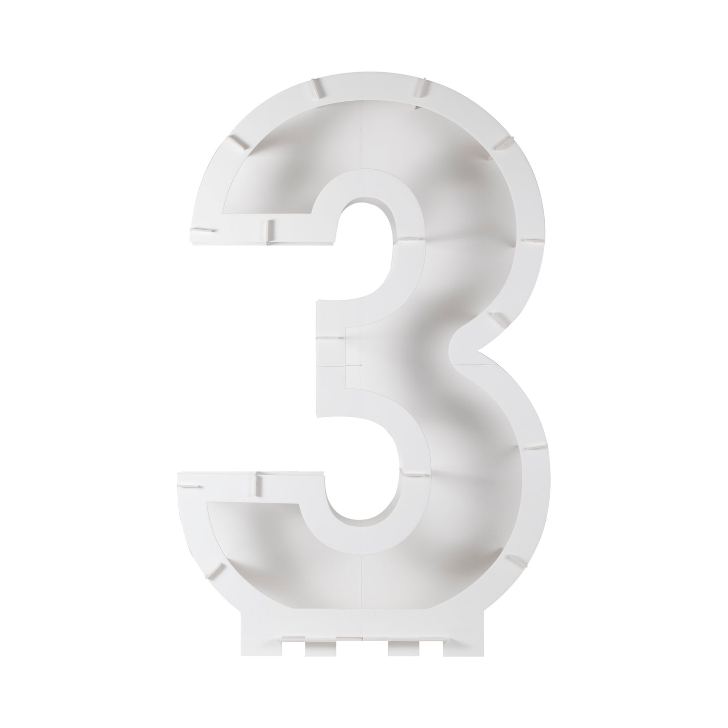 Balloon Mosaic Number Stand 3