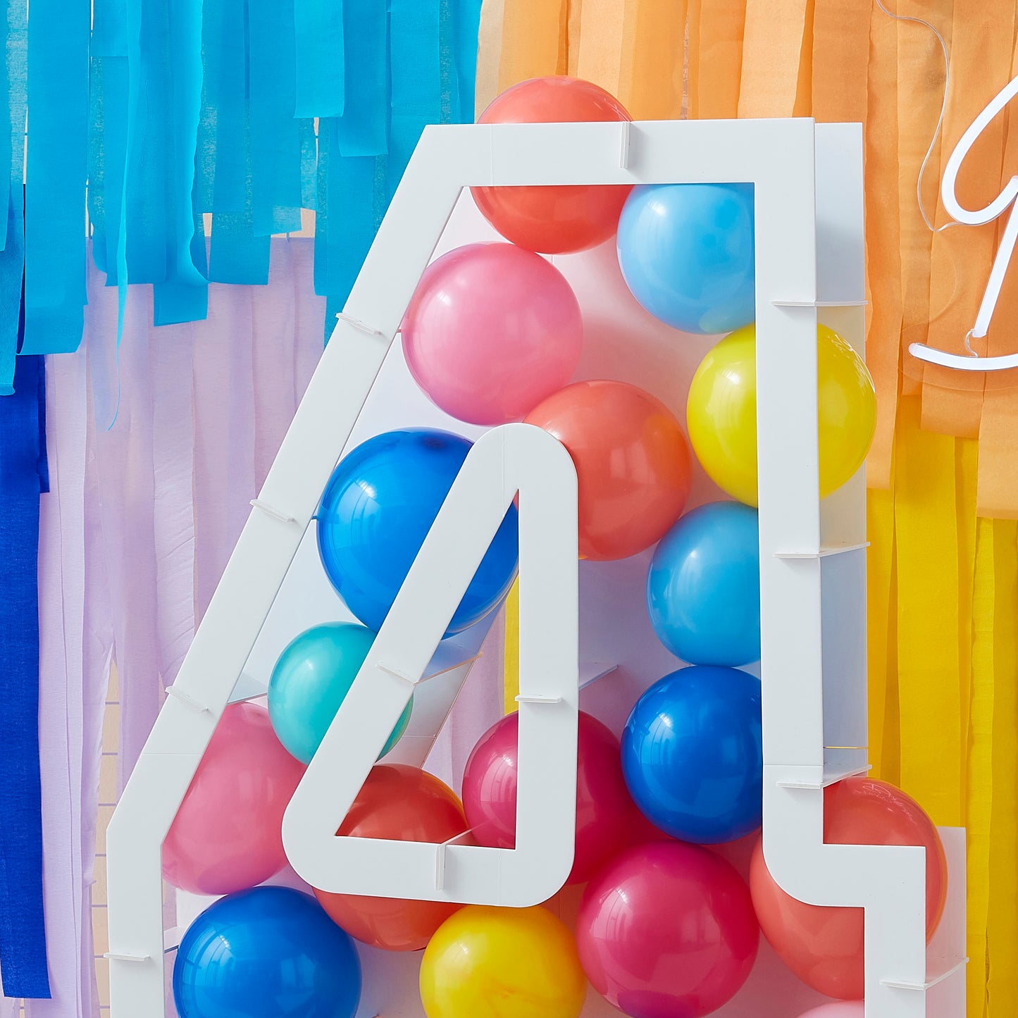 Balloon Mosaic Number Stand 4