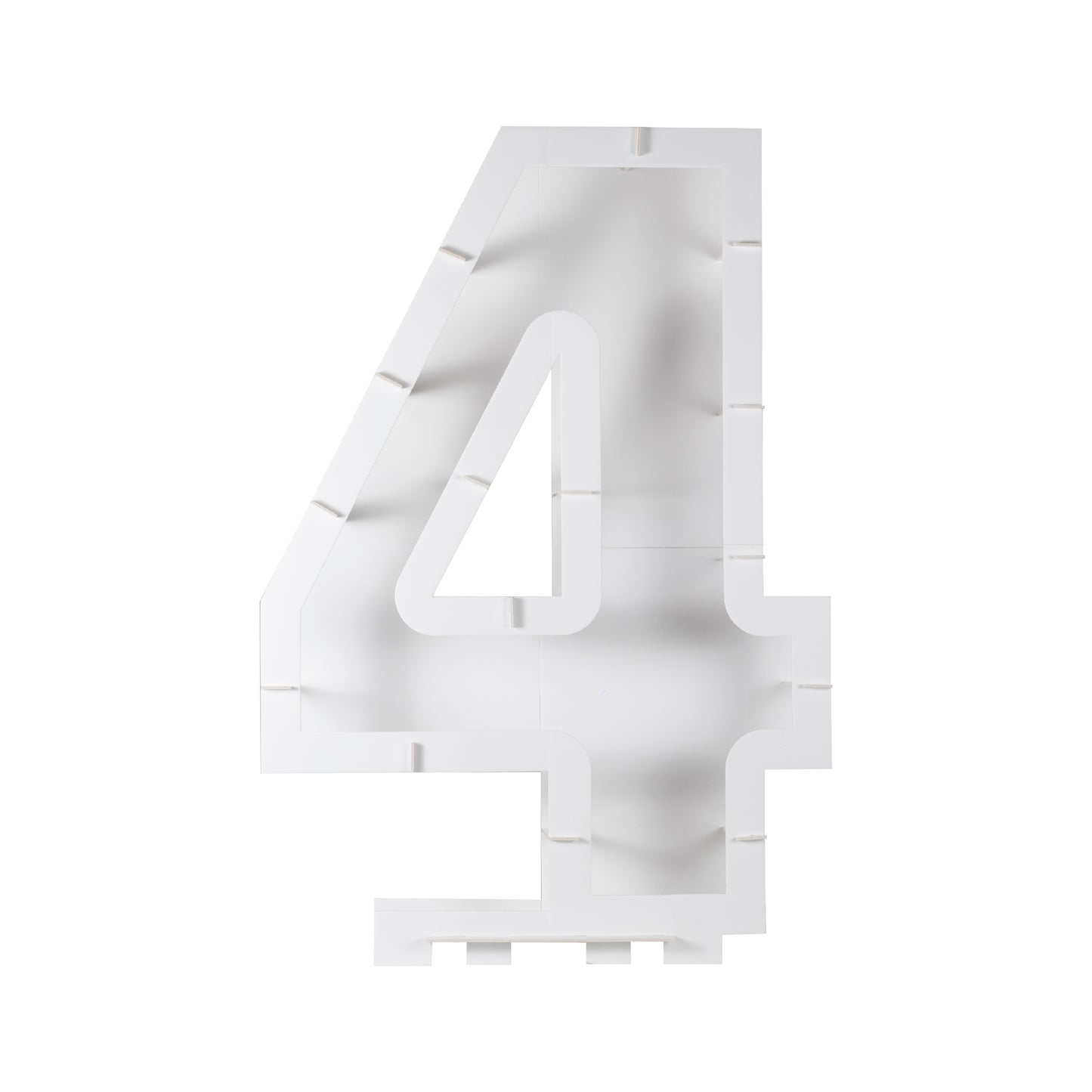 Balloon Mosaic Number Stand 4