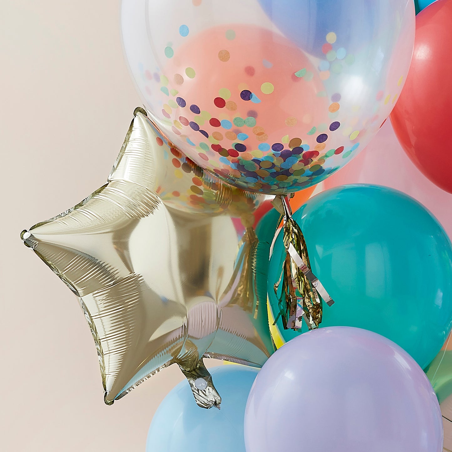 Rainbow Party Mixed Balloon Bundle