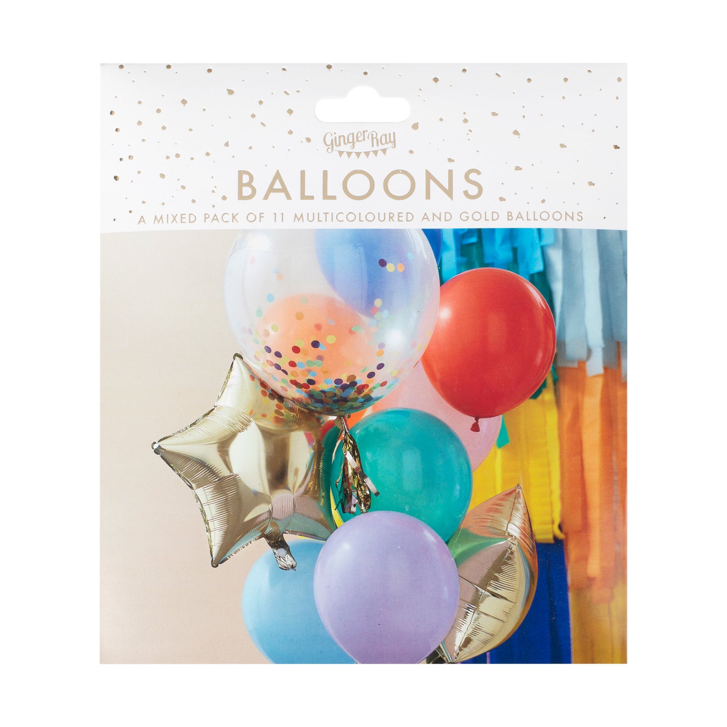 Rainbow Party Mixed Balloon Bundle