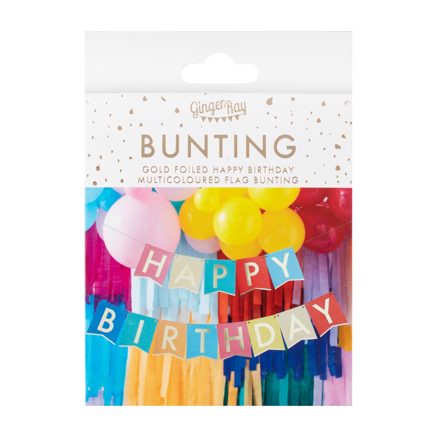 Multi-Coloured Happy Birthday Banner Bunting