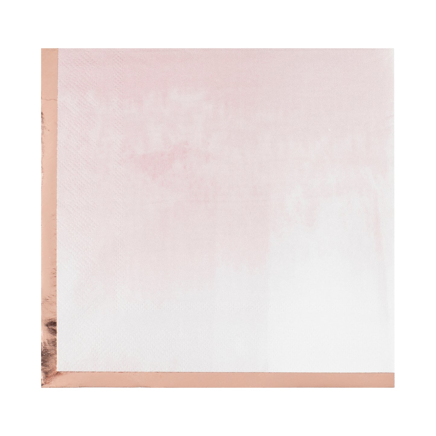 Reactive Glaze Pink Watercolour and Rose Gold Napkins
