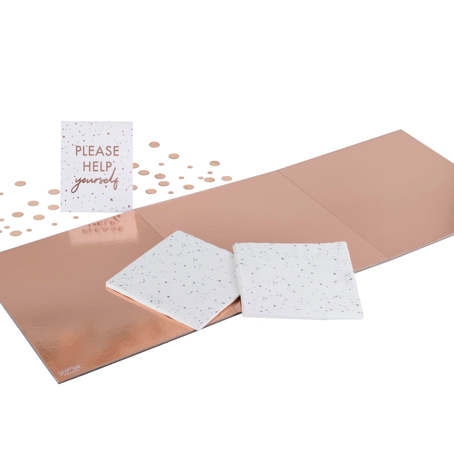 Rose Gold Food Grazing Board Table Kit