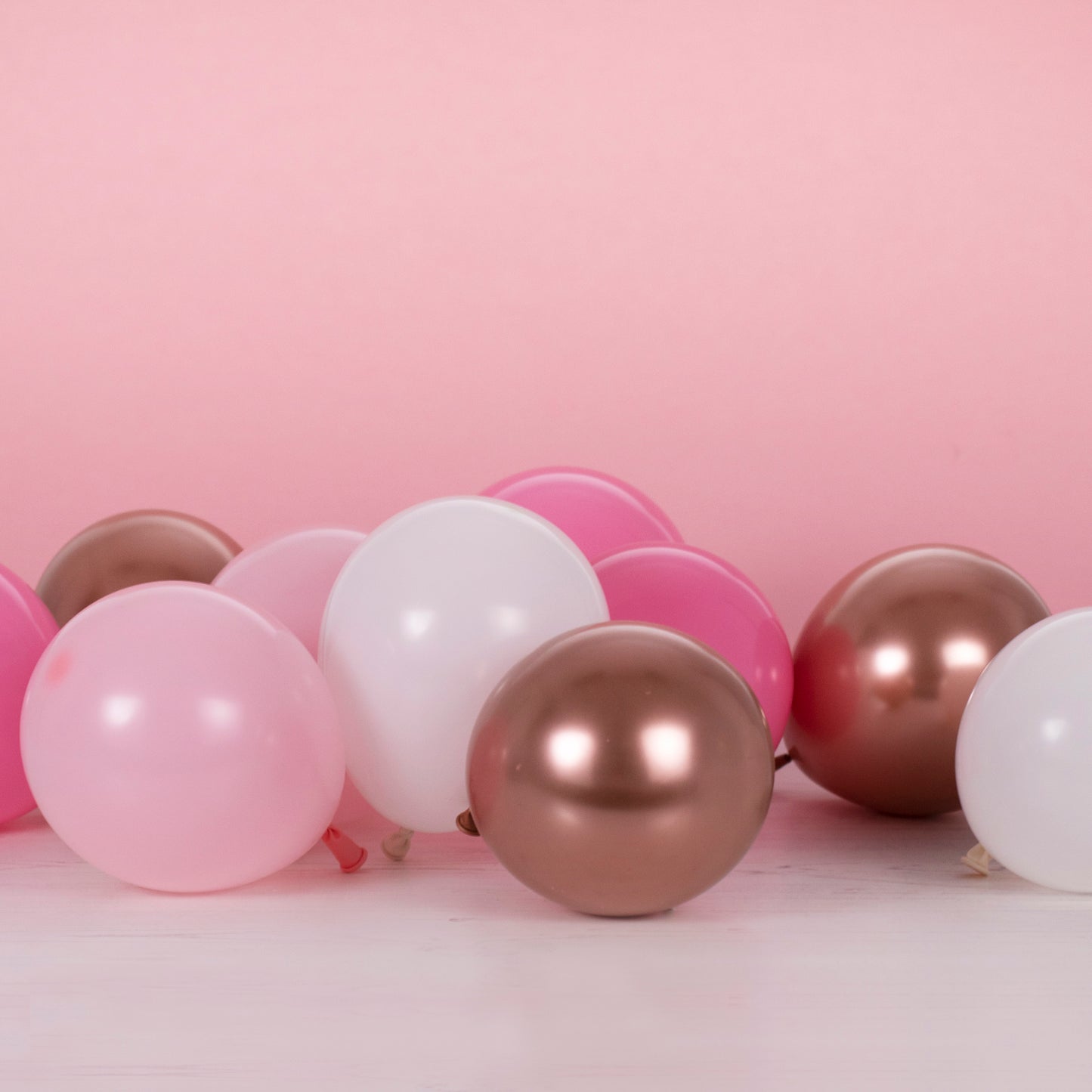Blush and Rose Gold Balloon Mosaic Balloon Pack