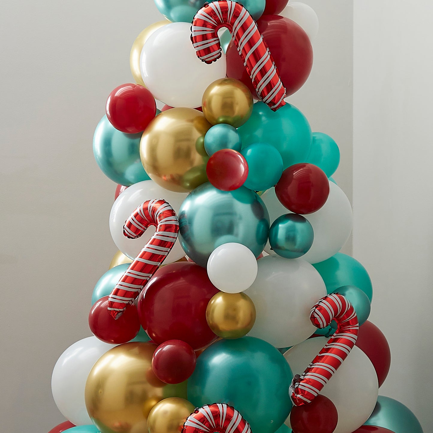 Novelty Candy Cane Balloon Christmas Tree