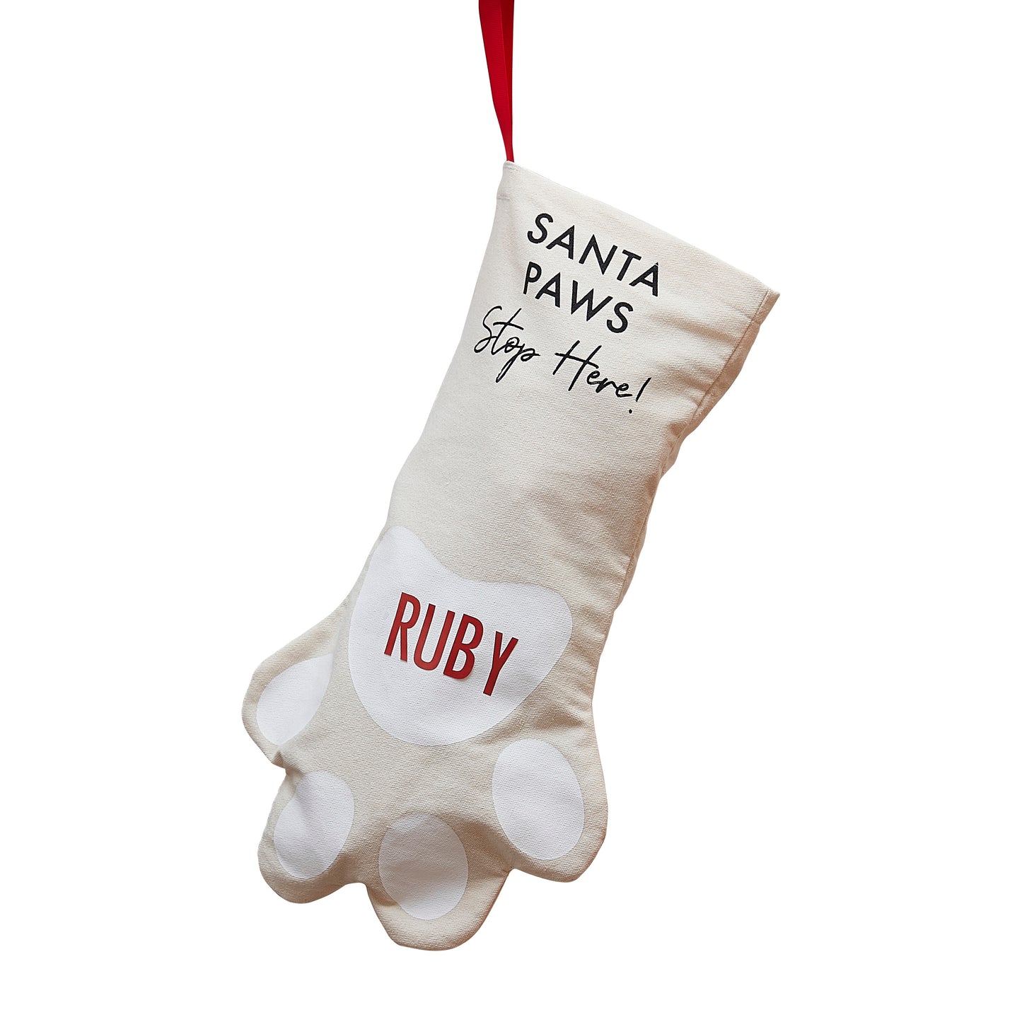 Customisable Dog Christmas Stocking