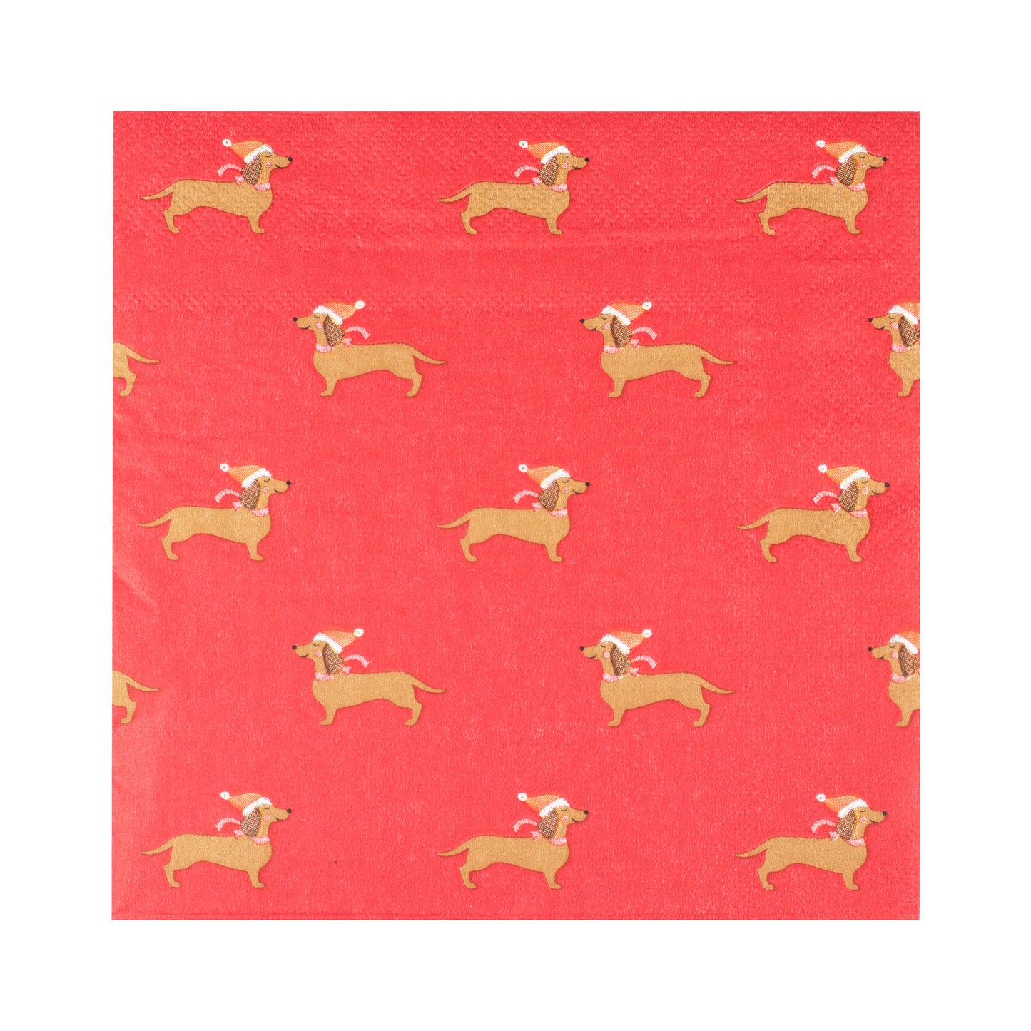 Sausage Dog Christmas Napkins