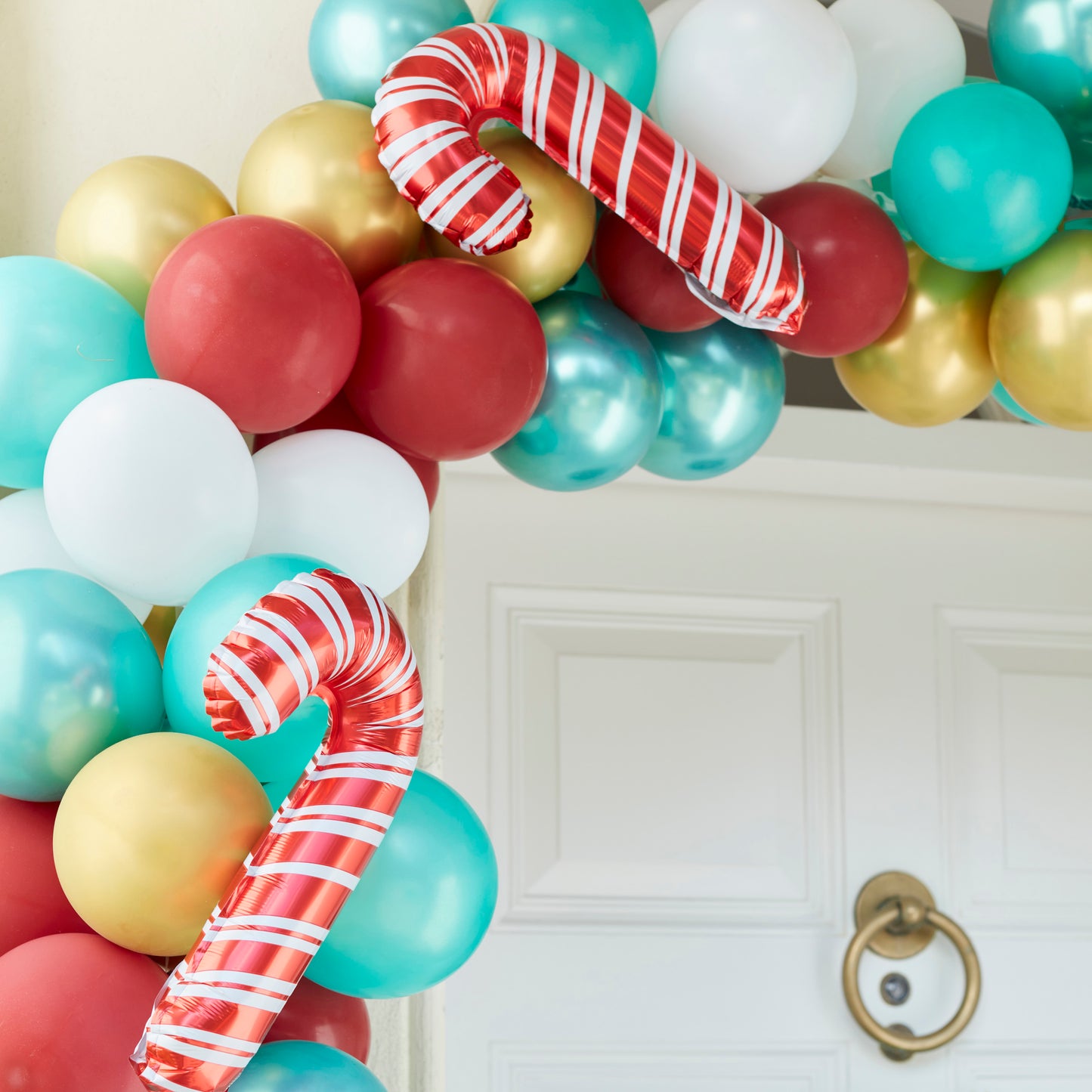 Candy Cane Balloon Arch Kit