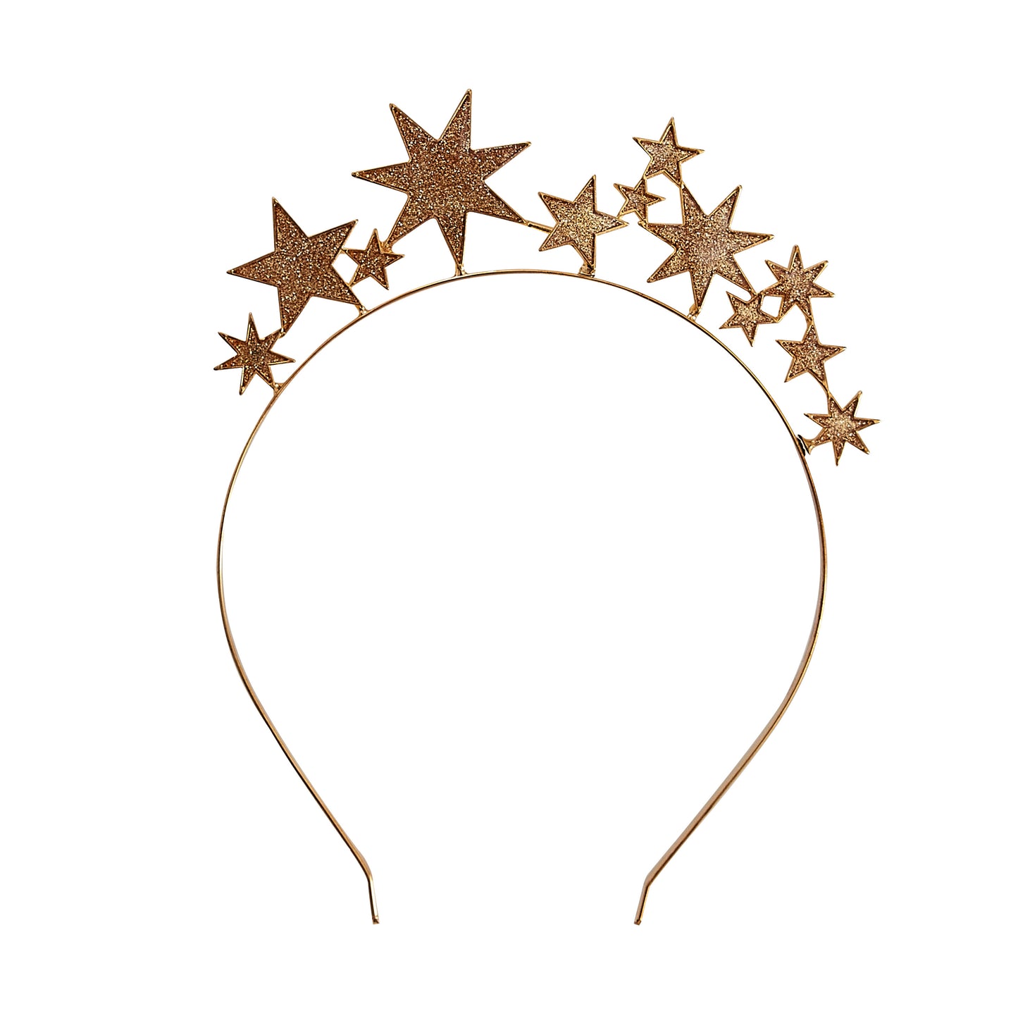 Gold Metal Star Christmas Headband