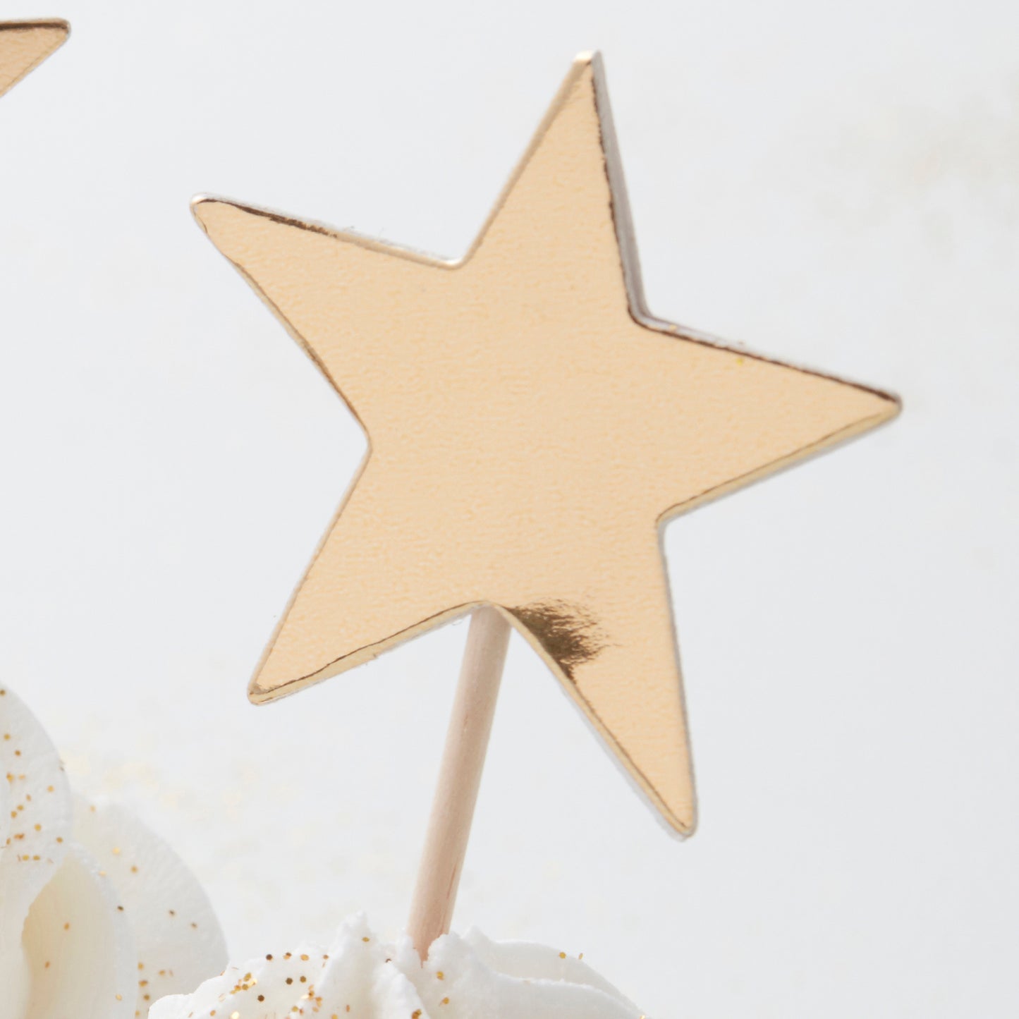 Gold Foiled Star Cupcake Toppers