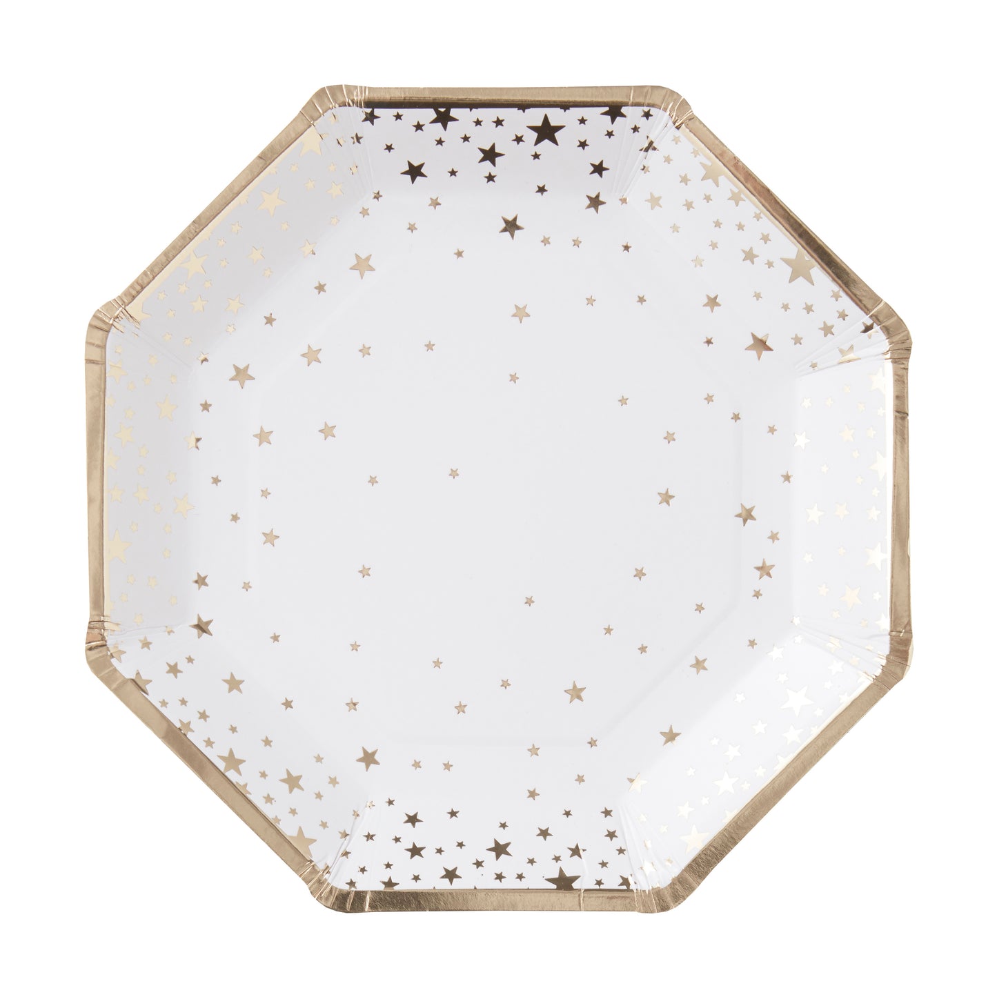 Gold Foiled Star Paper Plates