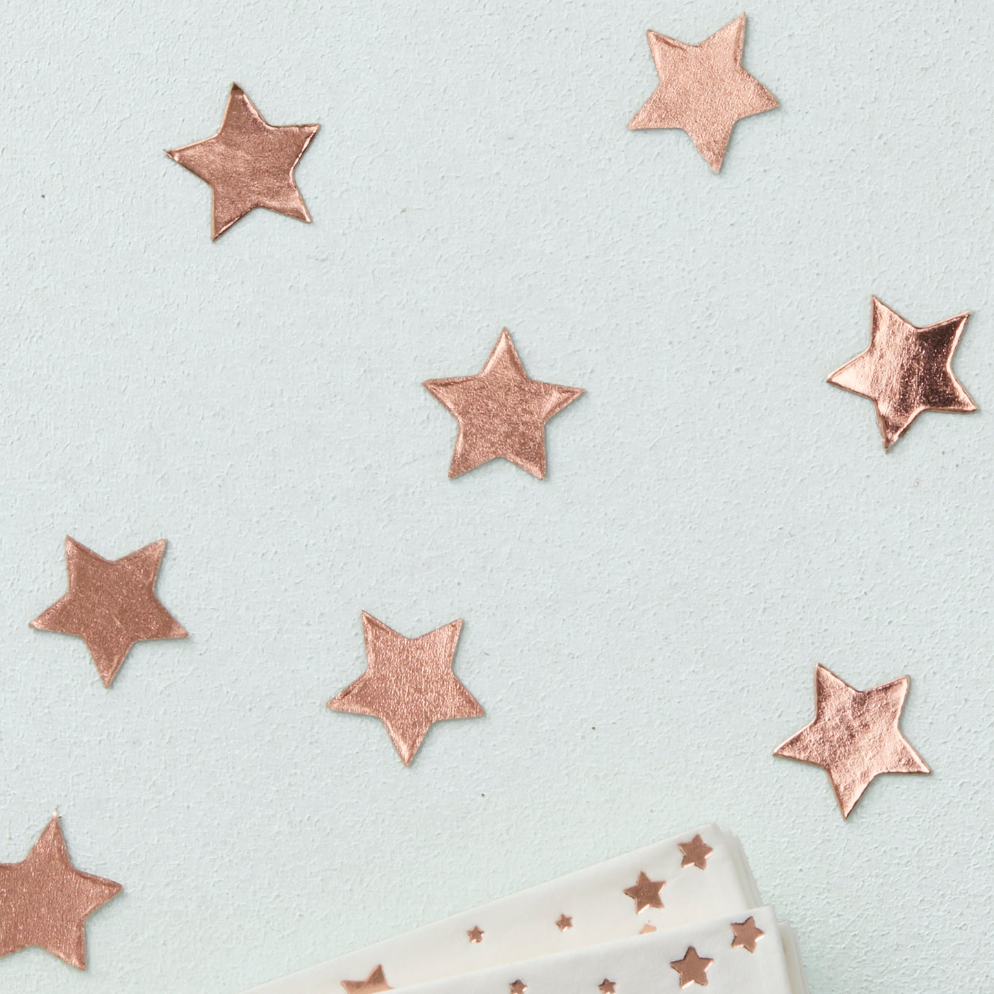 Rose Gold Foiled Star Confetti