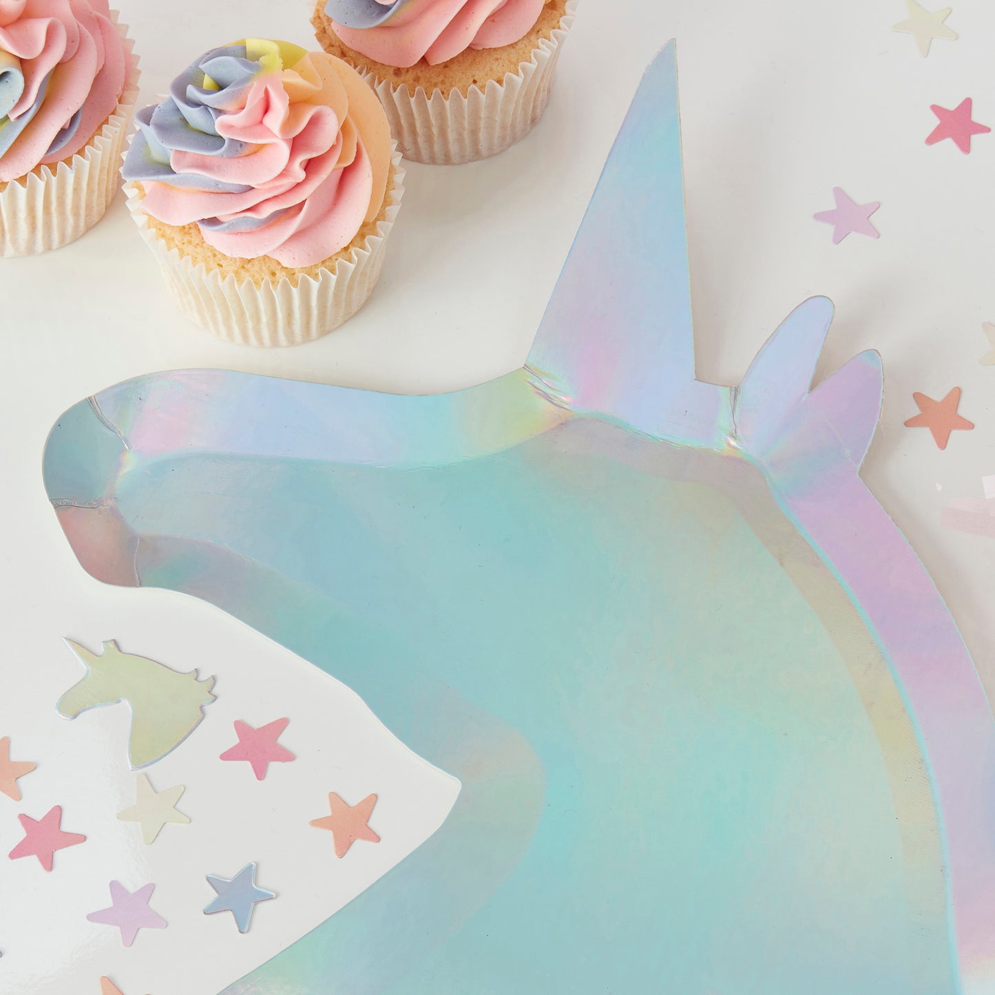 Iridescent Unicorn Plates