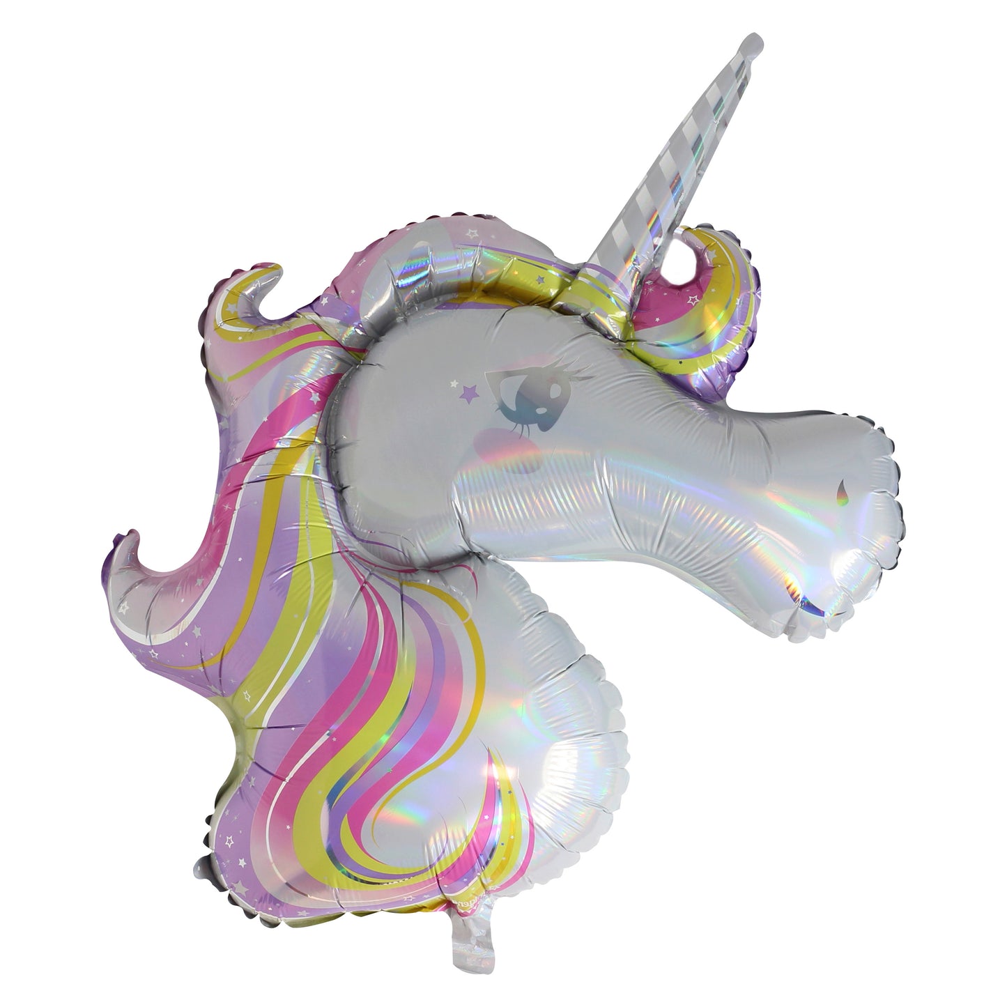 Iridescent Foiled Unicorn Balloon - Make a Wish