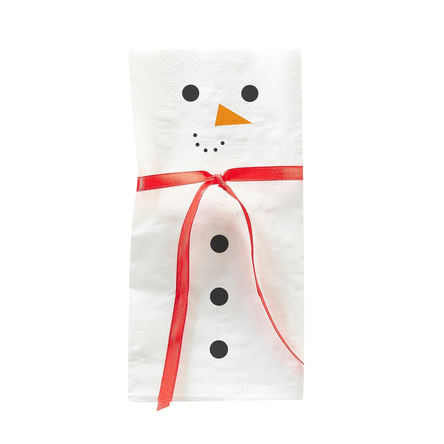Snowman Scarf Paper Christmas Napkins