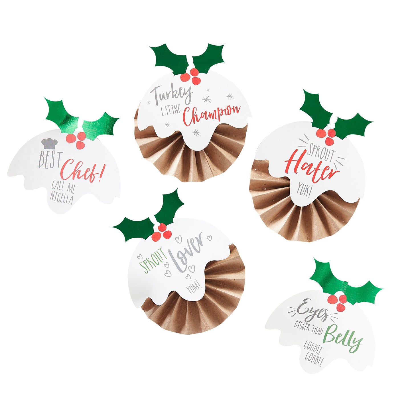 Novelty Christmas Day Badges Kit - Novelty Christmas